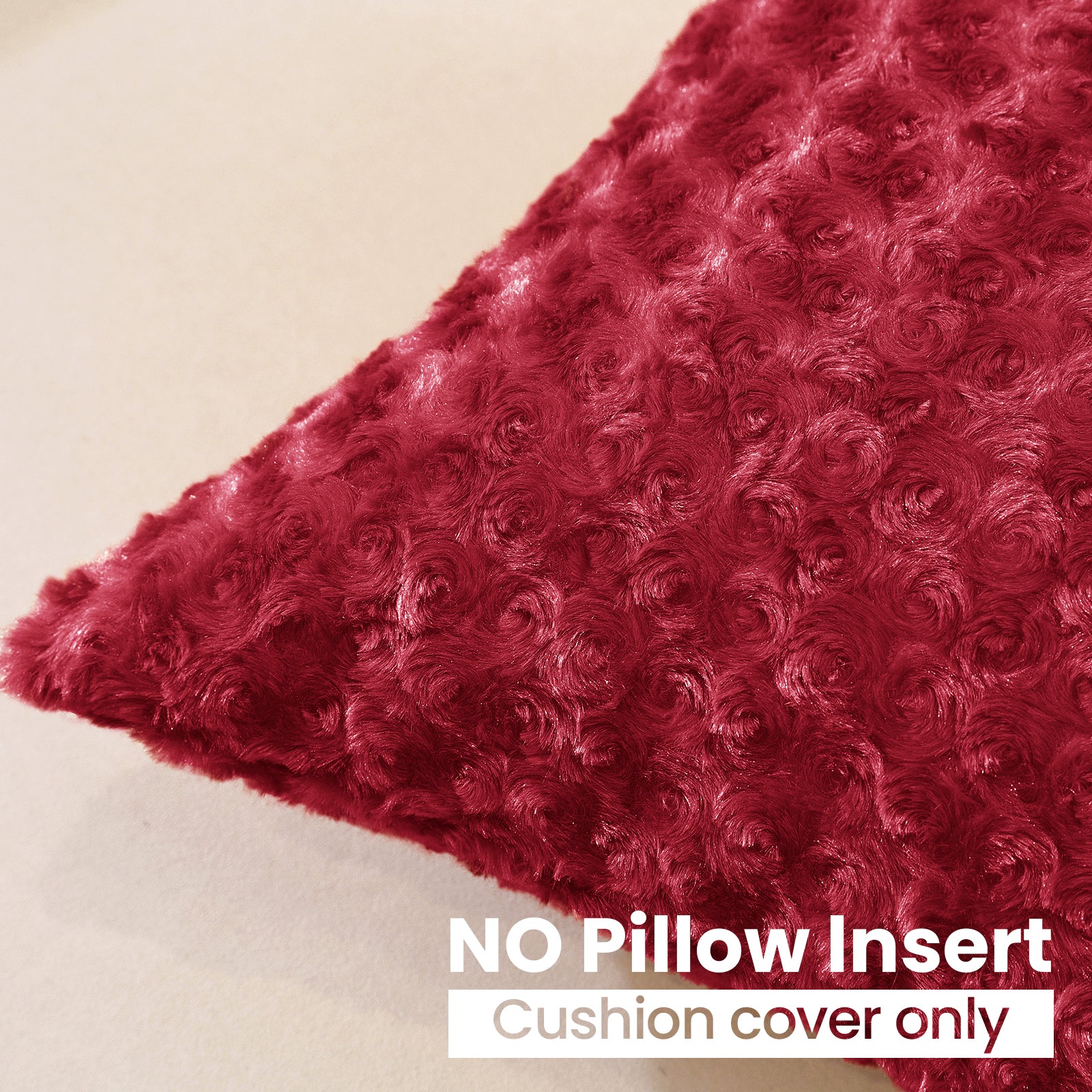 Ystyle Sofa Cushion Covers 50 x 50 cm Set of 2, Soft Plush Sofa Cushion Covers, Modern Elegant Decorative Sofa Cushion Covers, Durable for Living Room Bedroom