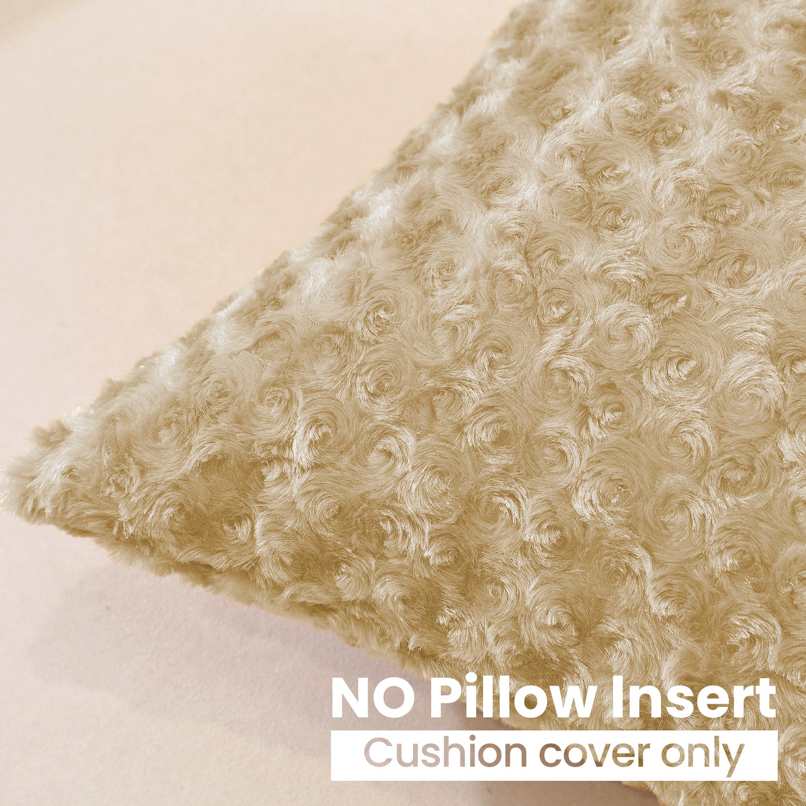 Ystyle Sofa Cushion Covers 50 x 50 cm Set of 2, Soft Plush Sofa Cushion Covers, Modern Elegant Decorative Sofa Cushion Covers, Durable for Living Room Bedroom