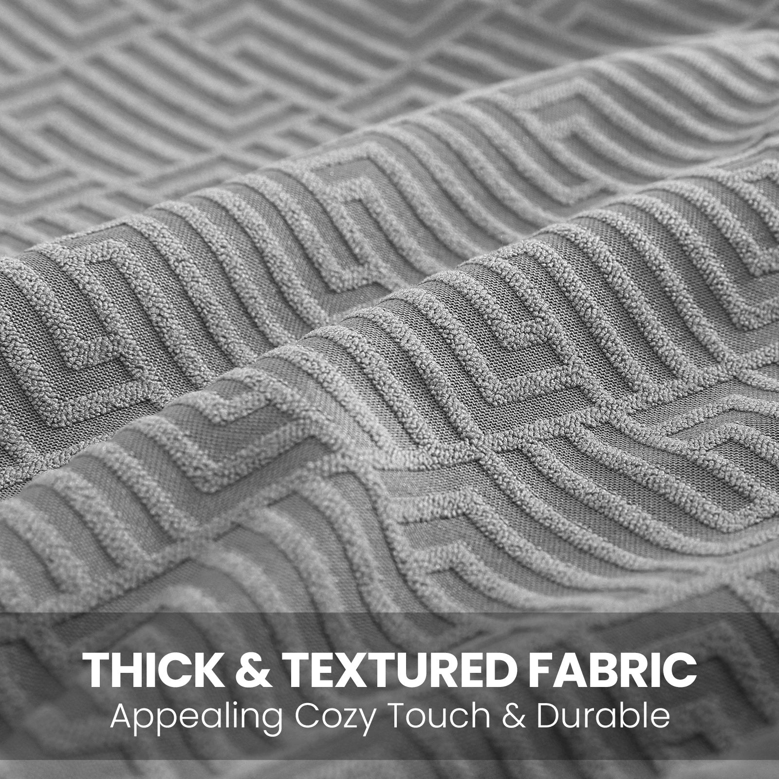 Ystyle Pack of 2 Cushion Covers for Sofa, 50 x 50 cm, Minimalist Colourful Pillowcases, Invisible Zipper, Decorative Pillowcases, Sofa Living Room, Bedroom