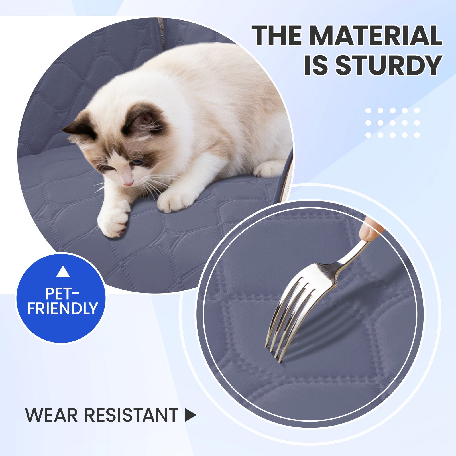 Copripoltrona impermeabile YSTYLE a 2 posti con tasche antiscivolo