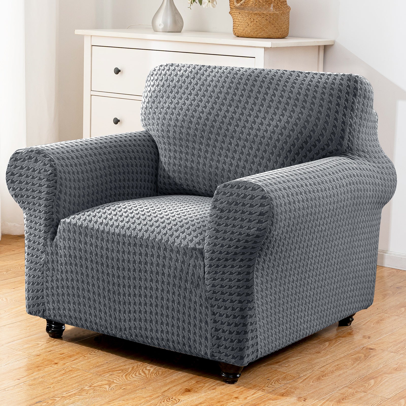 Ystyle Stretch 1 Seater Sofa Cover with New Pattern Anti Slip-YSTYLE