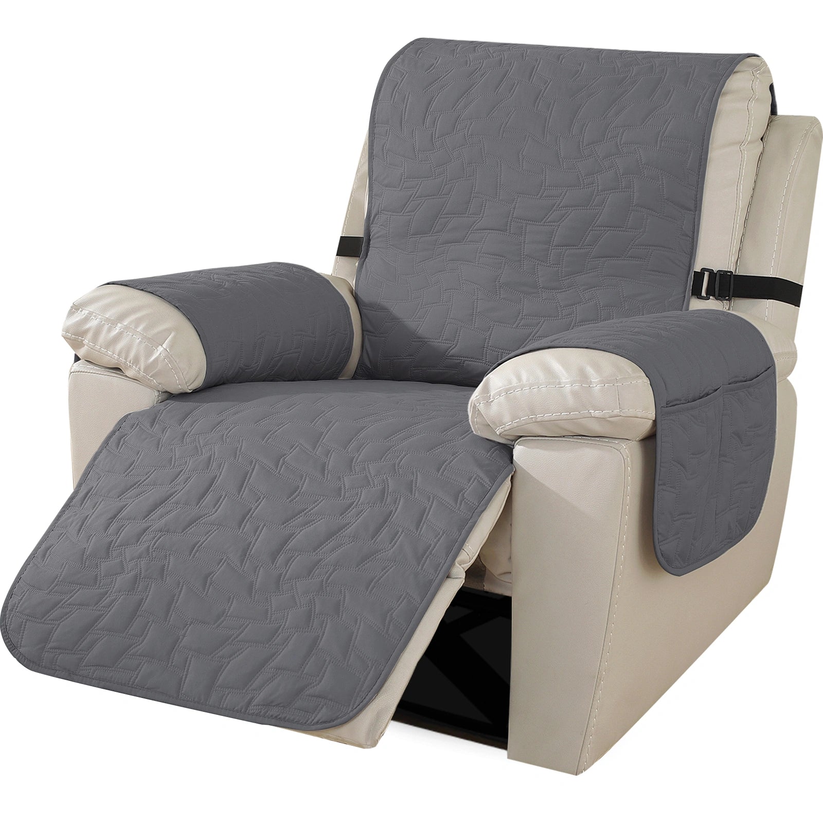 
YSTYLE 1 Asiento-Gran Cubierta de Sillón Reclinable – Impermeable, Antideslizante, Ajuste Elástico con Apoyabrazos