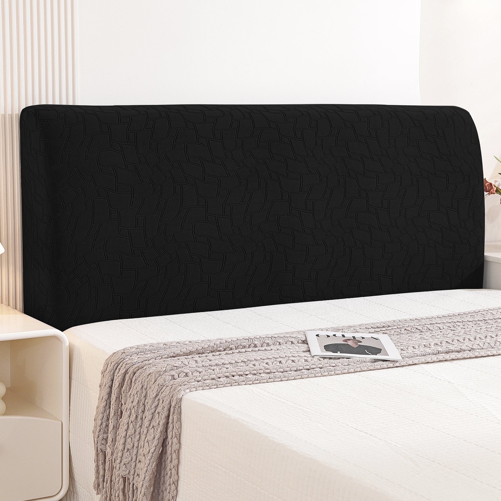 YSTYLE Universal Elastic 180cm Headboard Cover Dustproof Washable