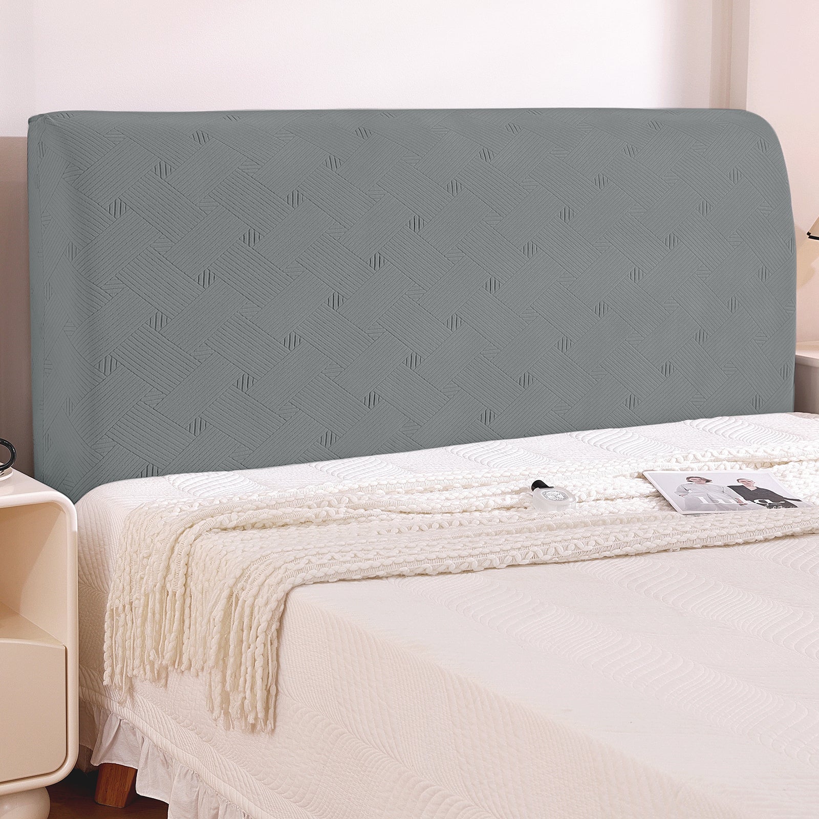 Ystyle Stretch Headboard Cover 200cm Dustproof Washable Polyester-YSTYLE