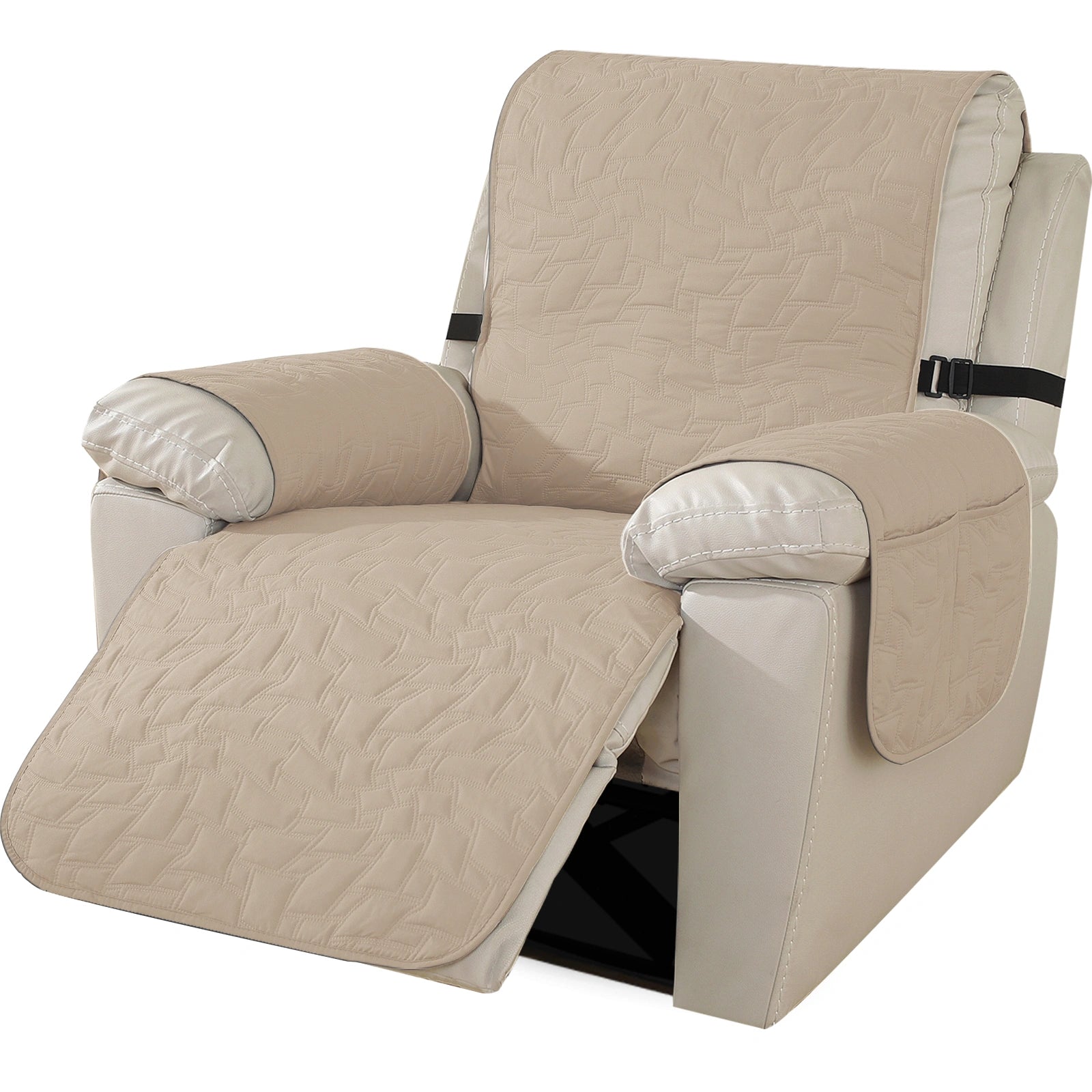 
YSTYLE 1 Asiento-Gran Cubierta de Sillón Reclinable – Impermeable, Antideslizante, Ajuste Elástico con Apoyabrazos