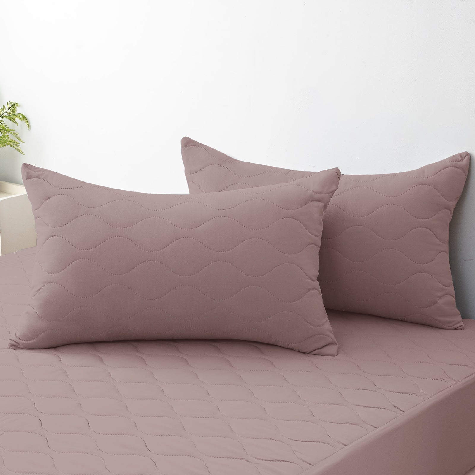 YSTYLE 2 Waterproof Pillowcases 50x80cm Breathable Anti Mite-YSTYLE