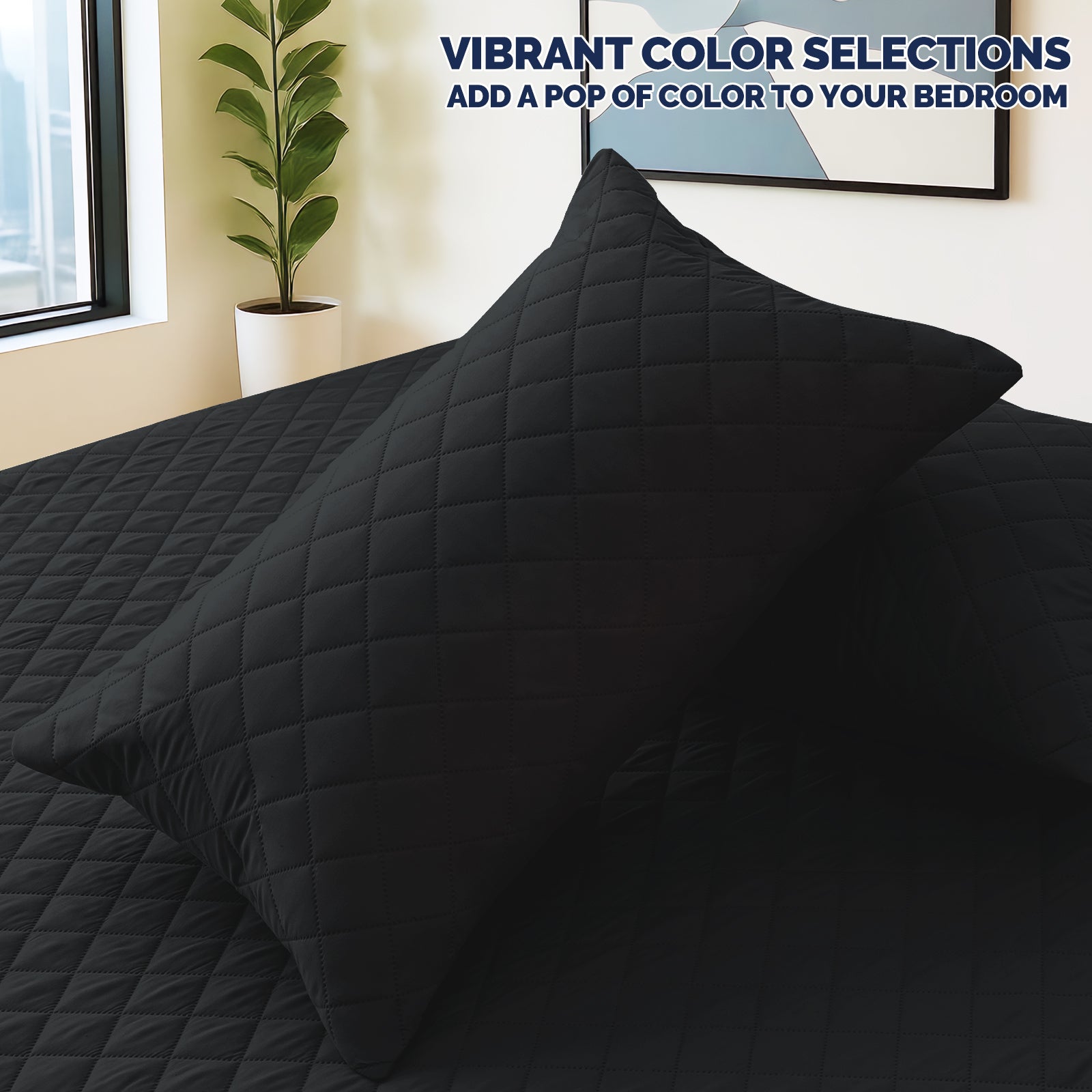 YSTYLE 2 Waterproof Pillowcases 50x80cm Breathable Anti Mite-YSTYLE
