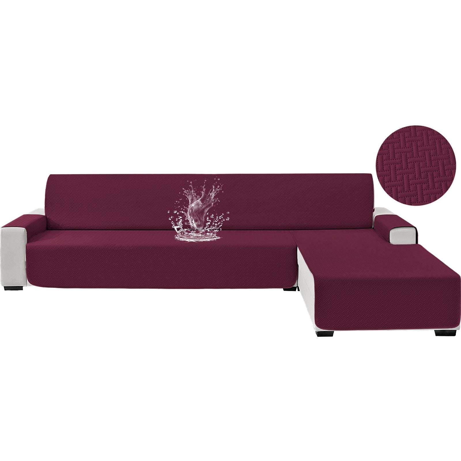 YSTYLE 4 Piezas Fundas Sillas Elásticas Universales con Respaldo Suaves