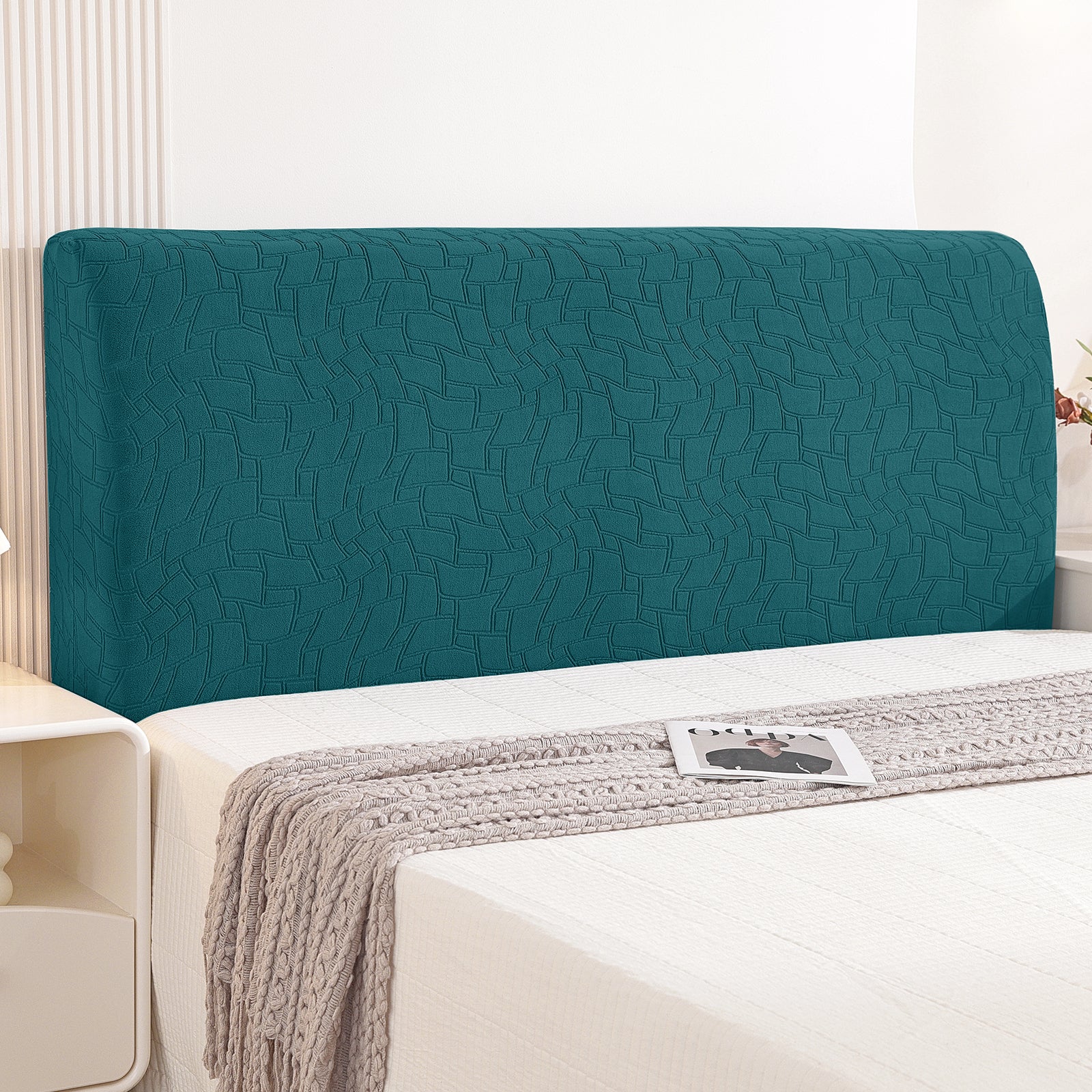 YSTYLE Universal Elastic 180cm Headboard Cover Dustproof Washable