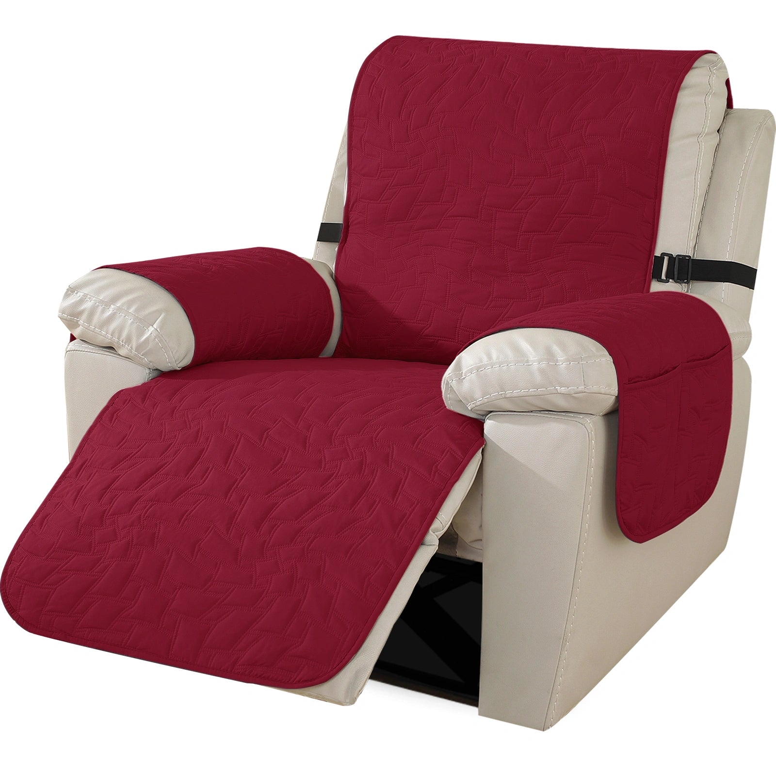 
YSTYLE 1 Asiento-Gran Cubierta de Sillón Reclinable – Impermeable, Antideslizante, Ajuste Elástico con Apoyabrazos