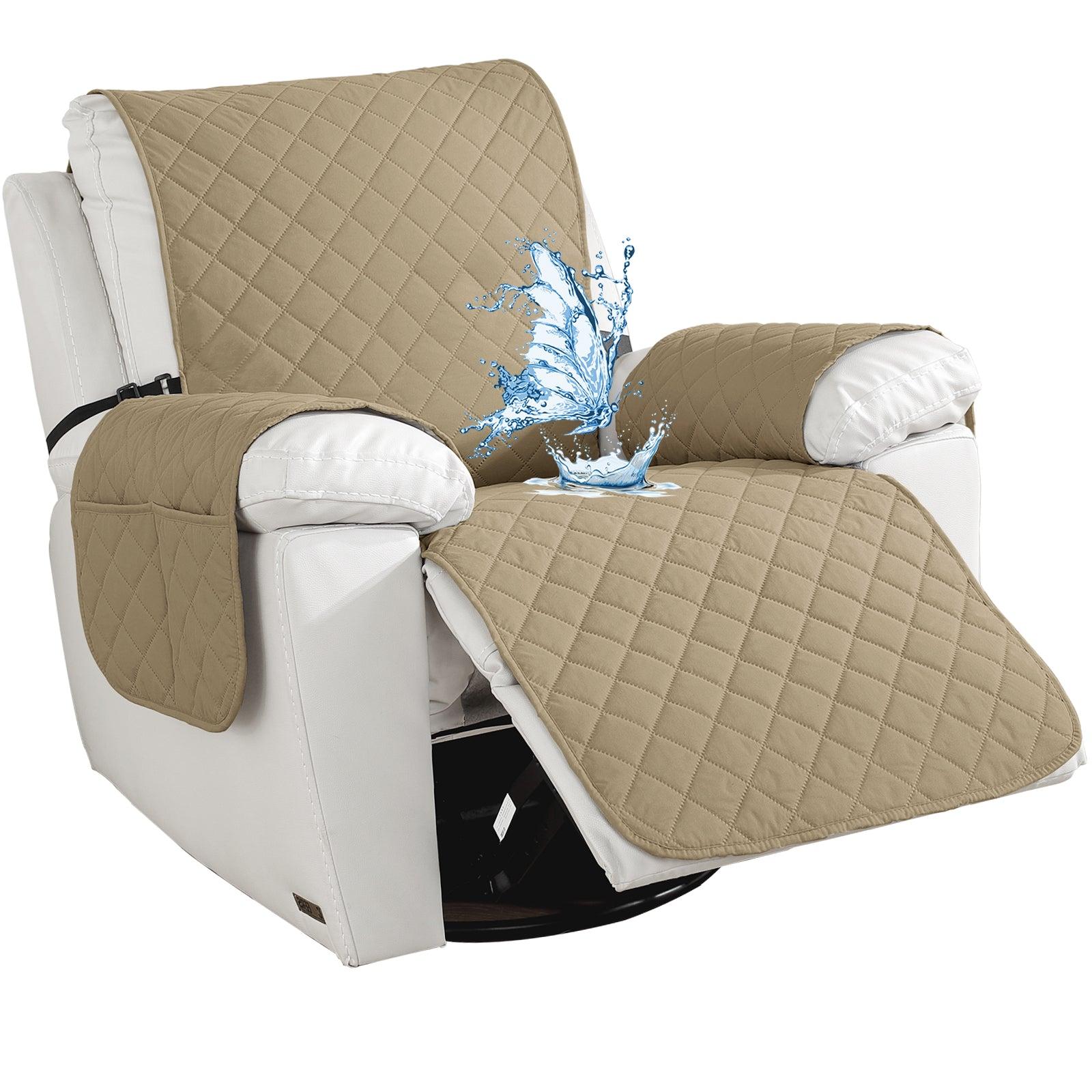 Ystyle Waterproof Recliner Chair Cover with Side Pockets Non Slip-YSTYLE