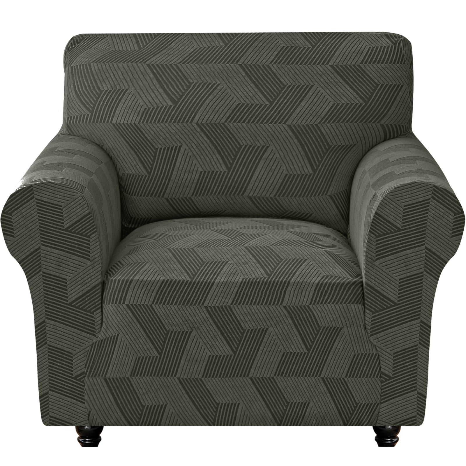 Ystyle 1-Seat Sofa Cover with Armrests, Elastic Universal Sofa Protector, Stain-Resistant & Non-Slip Sofa Slipcover, Anti-Scratch, Super Stretch, Machine Washable