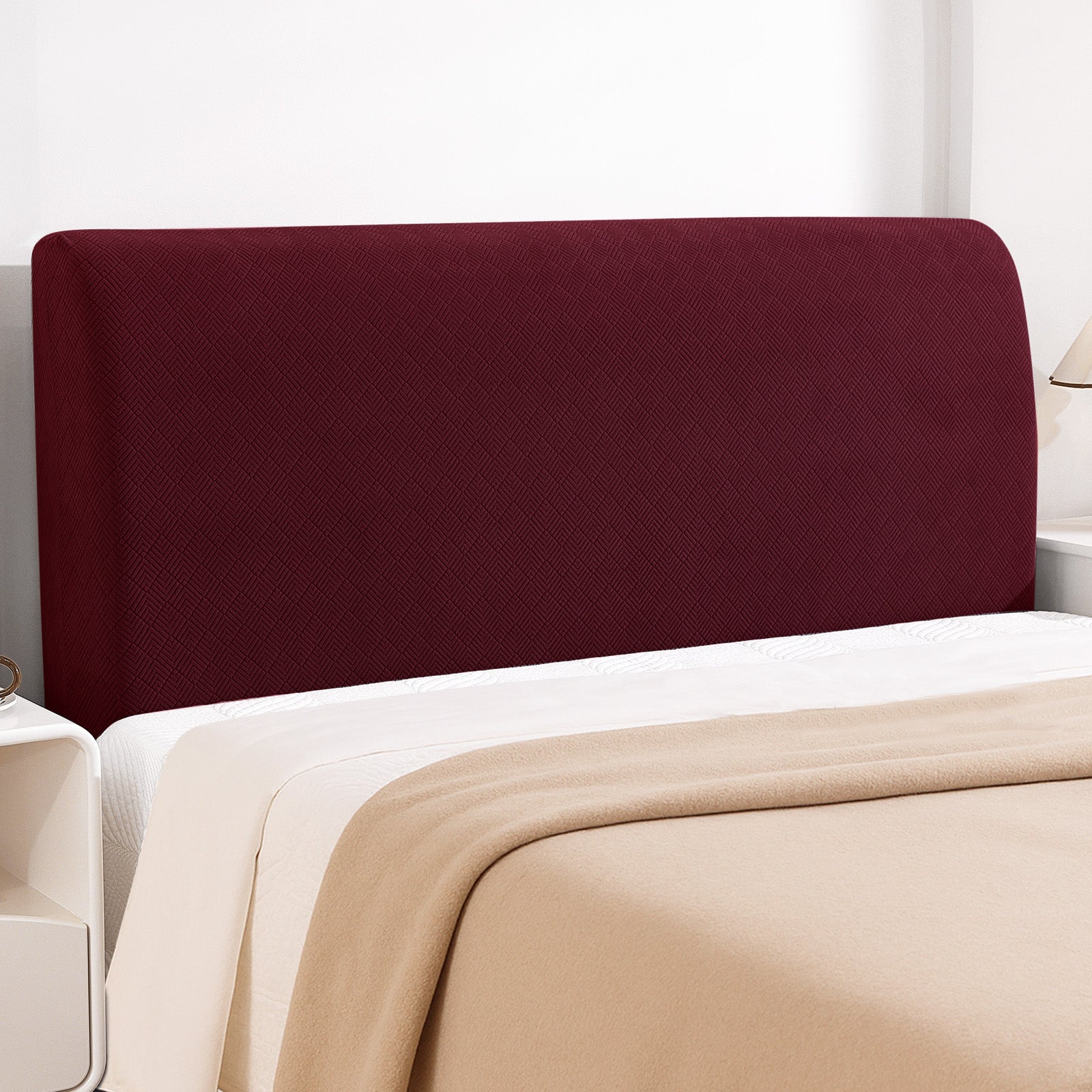 Ystyle 120cm Single Bed Headboard Cover Elasticated Headboard Slipcover, Universal Washable Single Bed Headboard Cover, Dust-Proof Headboard Protector