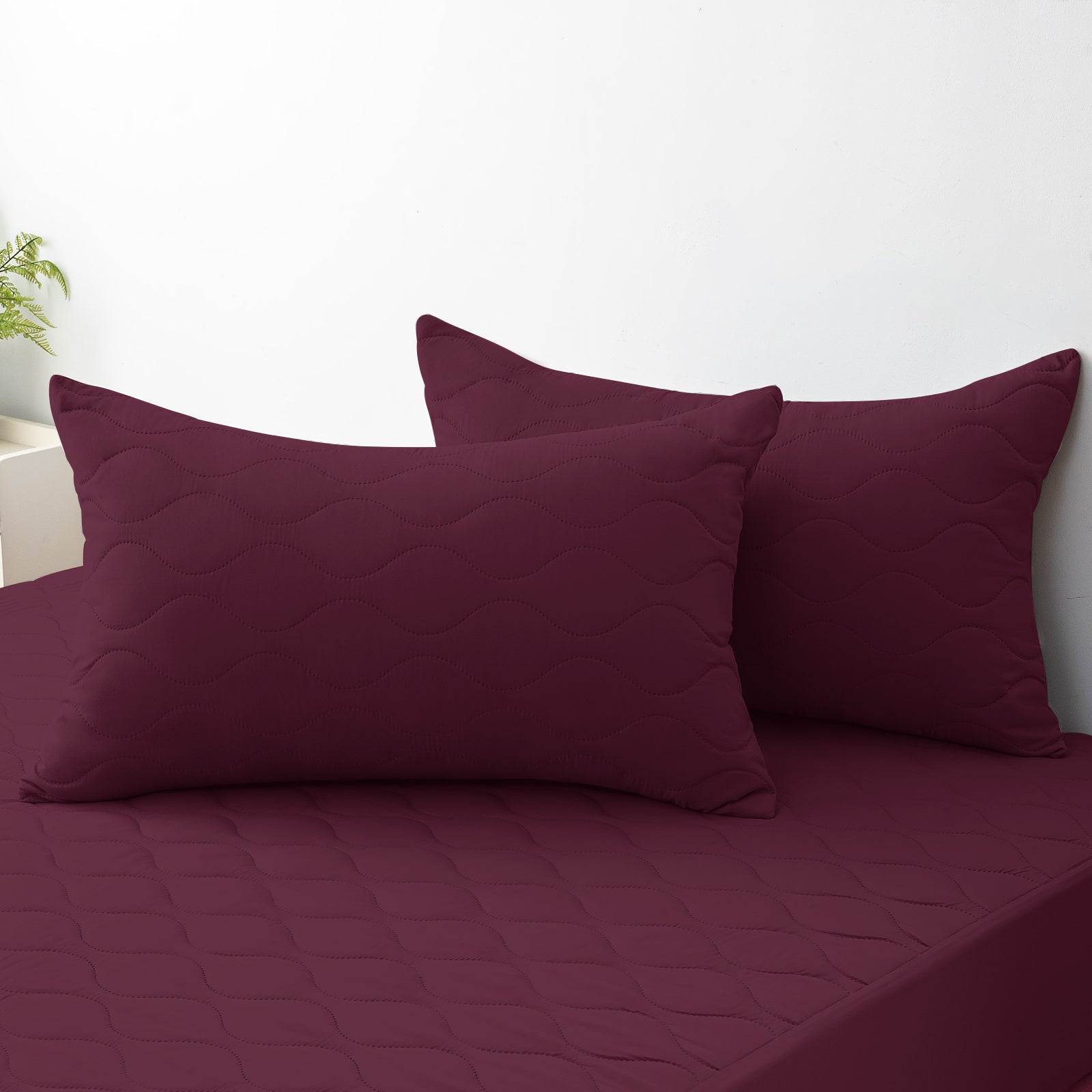 YSTYLE 2 Waterproof Pillowcases 50x80cm Breathable Anti Mite-YSTYLE