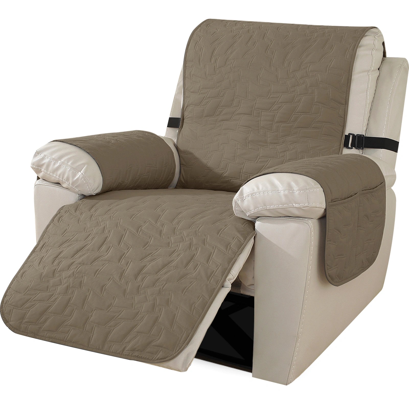 
YSTYLE 1 Asiento-Gran Cubierta de Sillón Reclinable – Impermeable, Antideslizante, Ajuste Elástico con Apoyabrazos