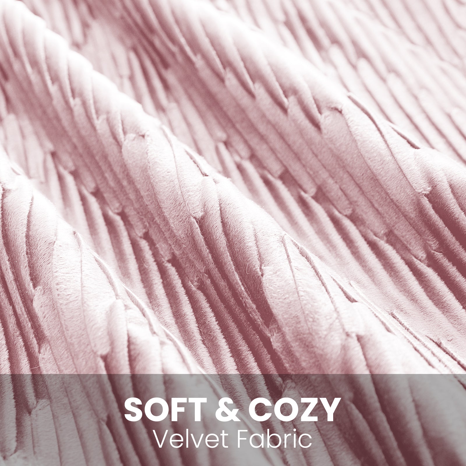 Ystyle 2 Pieces Cushion Covers Sofa 50 x 50 cm Velvet Minimalist Cushion Covers Invisible Zipper Decorative Cushion Covers for Sofa Living Room Bedroom