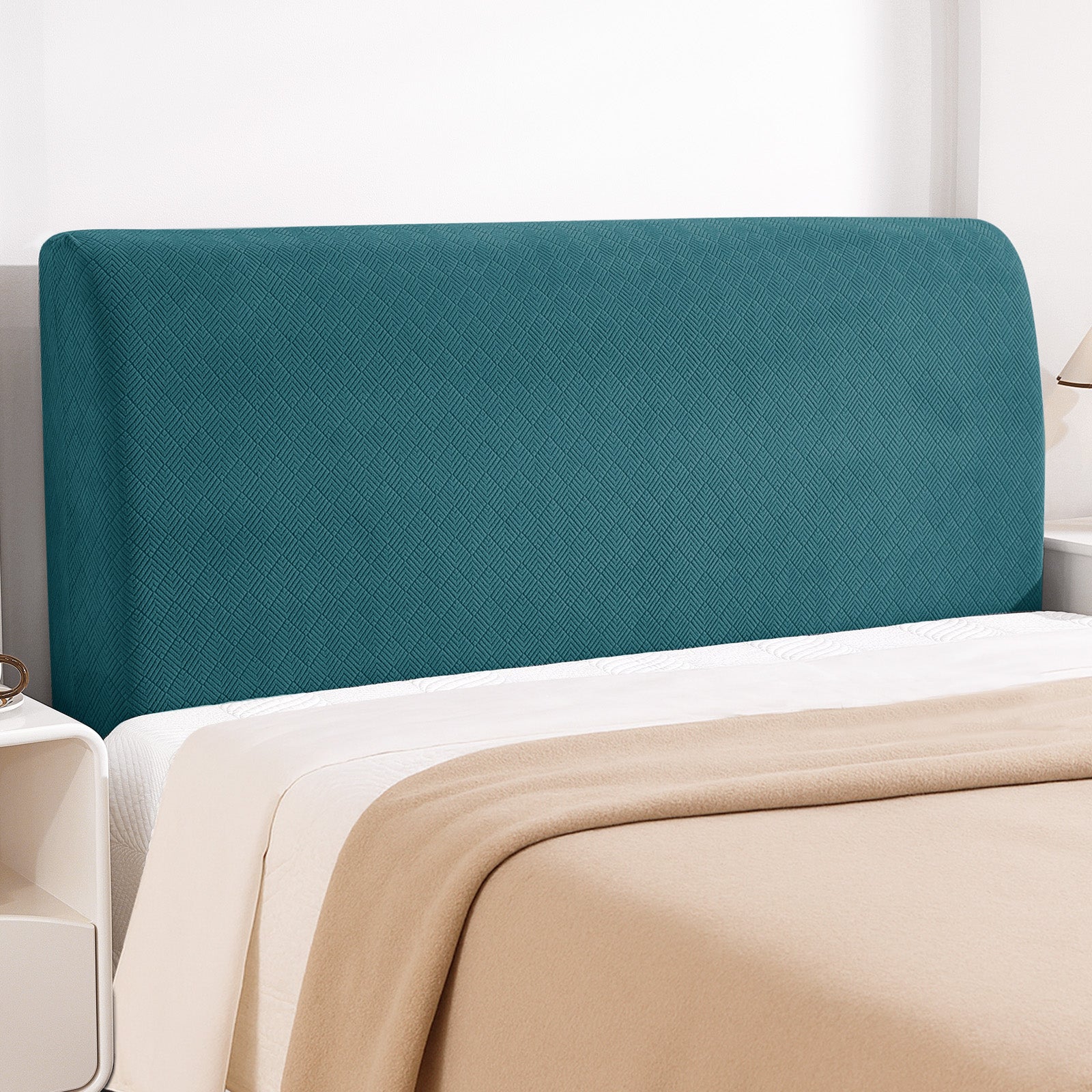 Ystyle 120cm Single Bed Headboard Cover Elasticated Headboard Slipcover, Universal Washable Single Bed Headboard Cover, Dust-Proof Headboard Protector