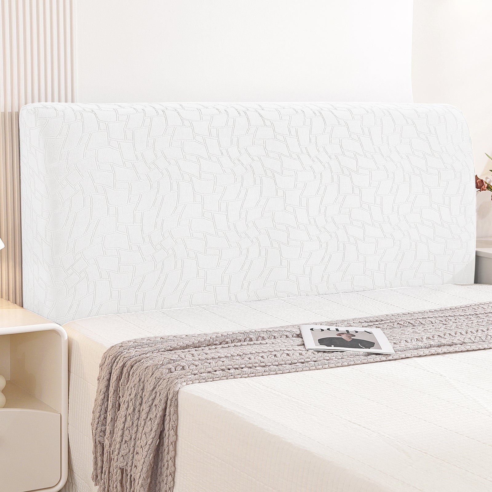 YSTYLE Universal Elastic 180cm Headboard Cover Dustproof Washable