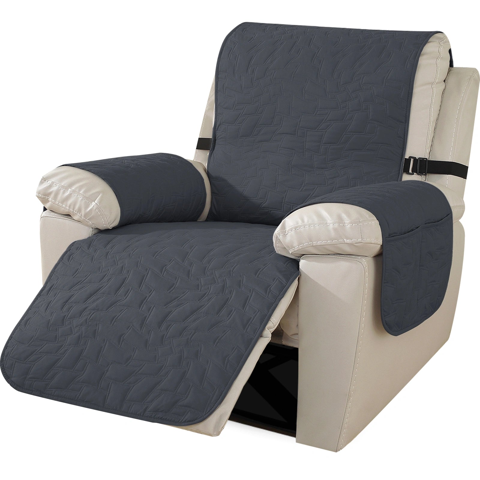 
YSTYLE 1 Asiento-Gran Cubierta de Sillón Reclinable – Impermeable, Antideslizante, Ajuste Elástico con Apoyabrazos