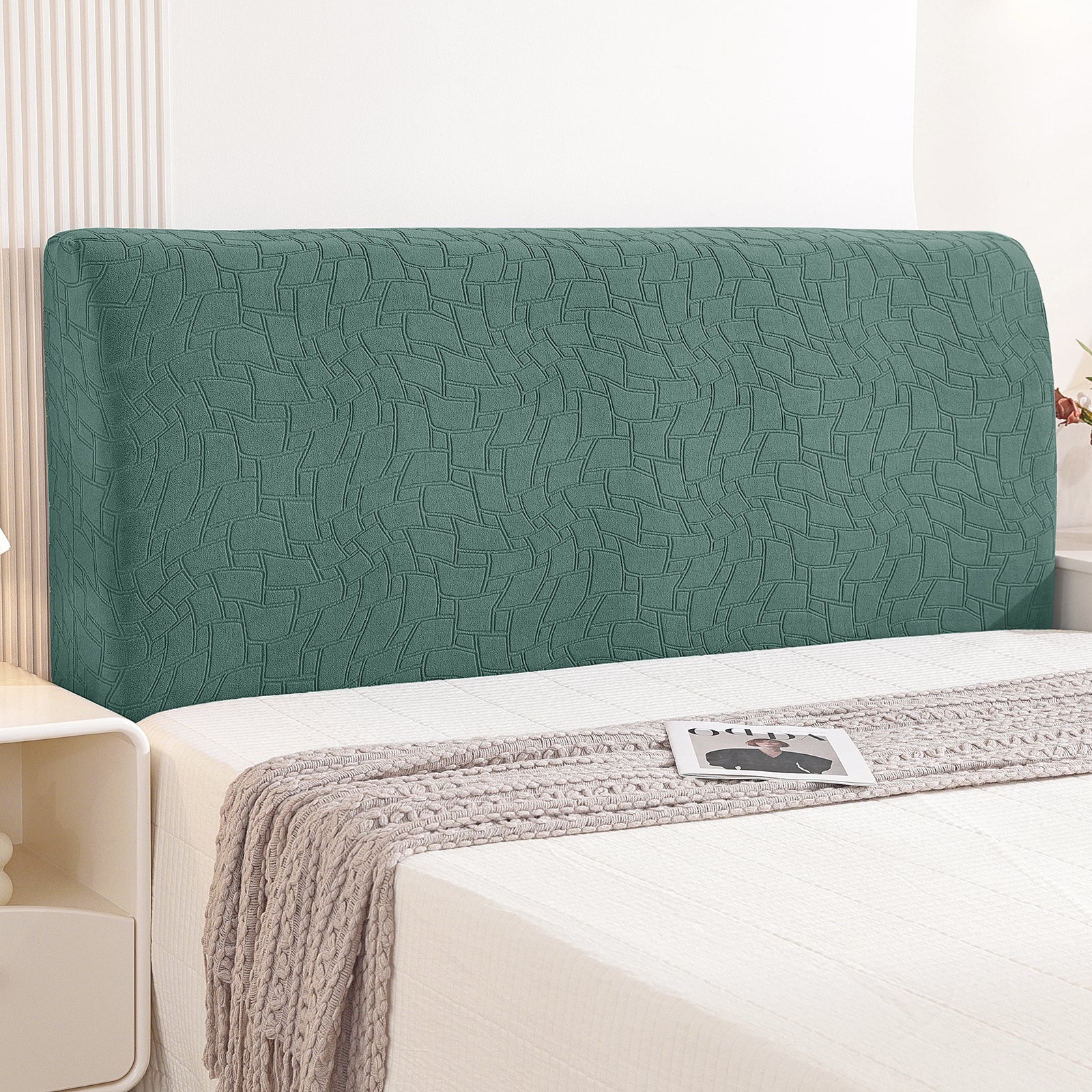 YSTYLE Universal Elastic 180cm Headboard Cover Dustproof Washable