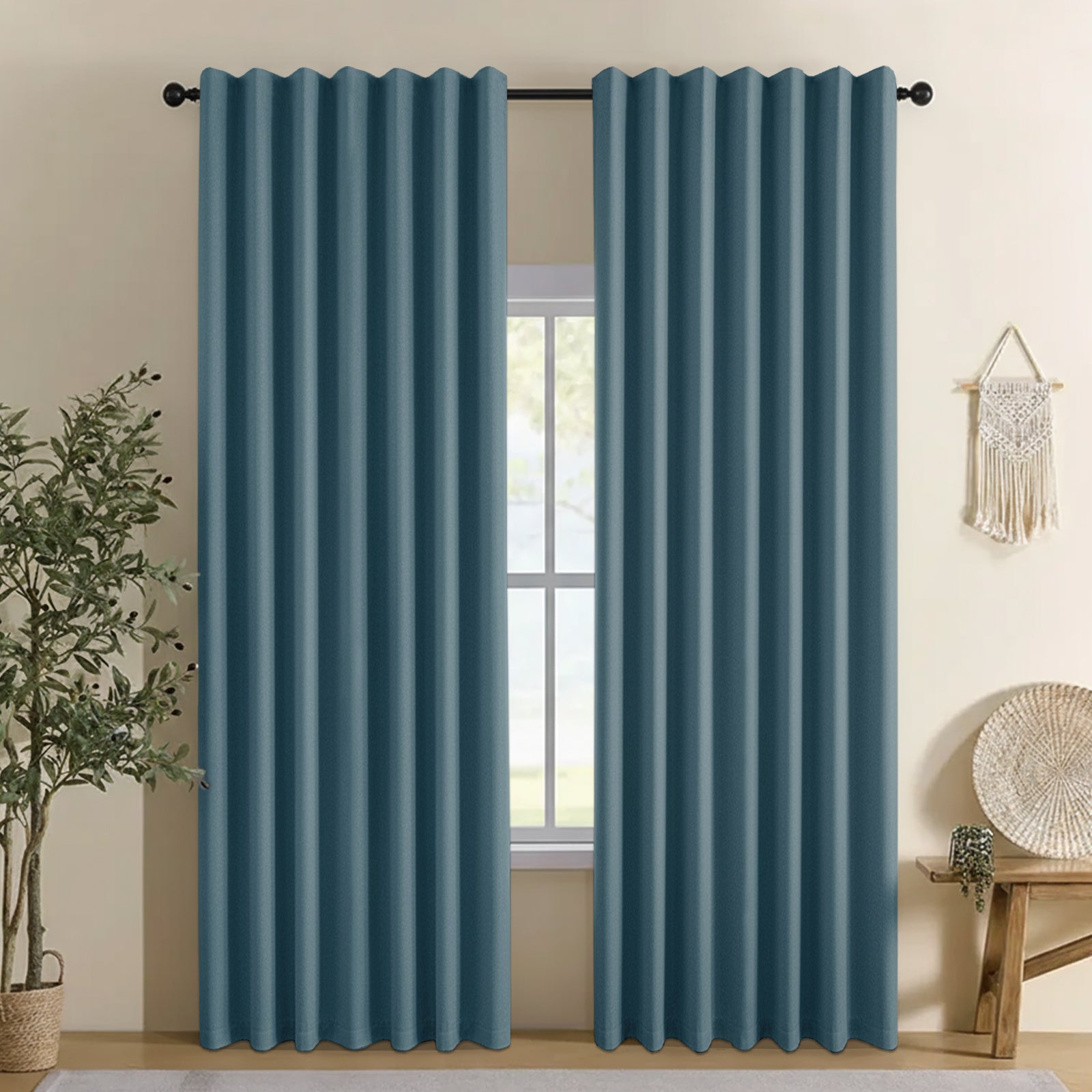 YSTYLE Verdunklungs-Vorhänge für das Wohnzimmer
