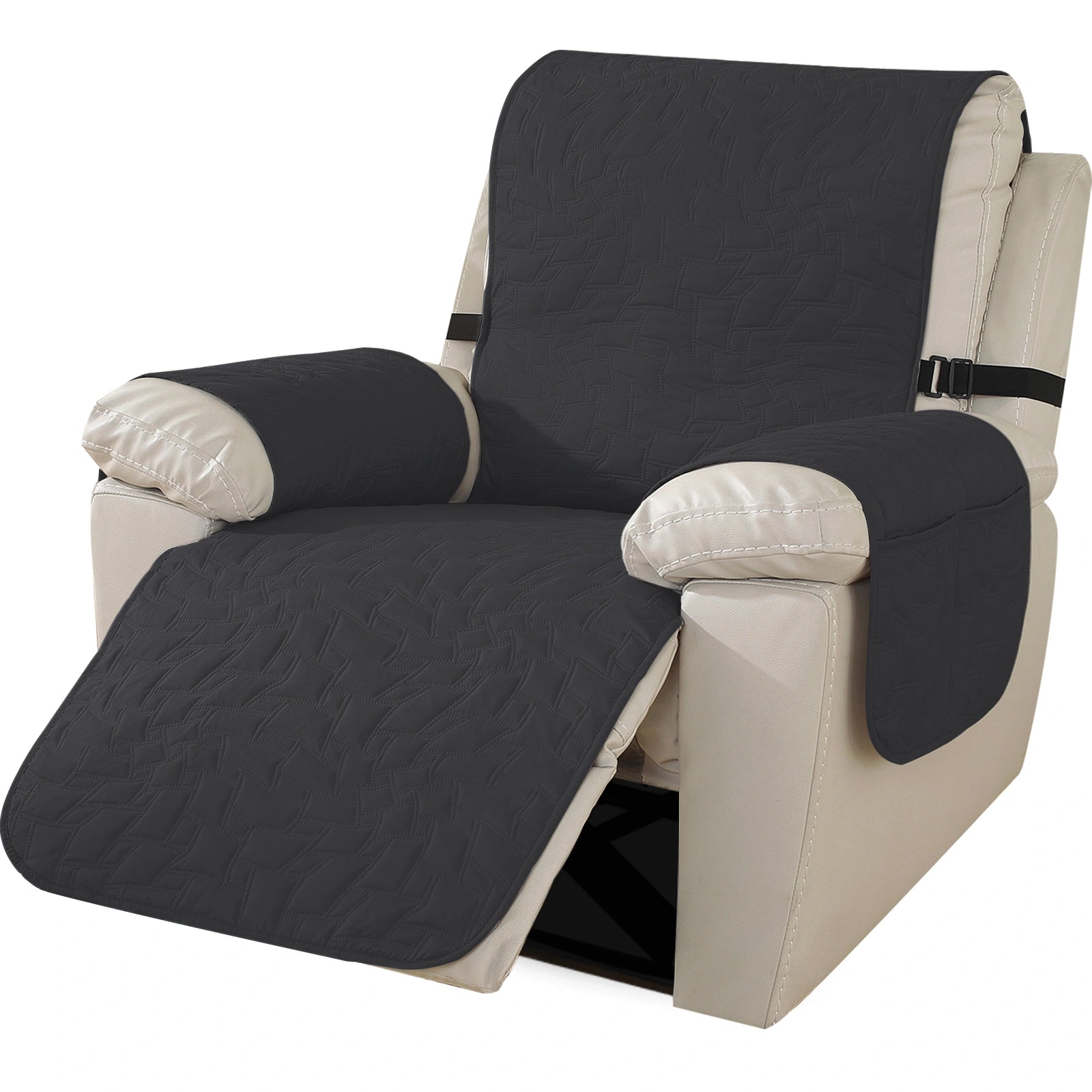 
YSTYLE 1 Asiento-Gran Cubierta de Sillón Reclinable – Impermeable, Antideslizante, Ajuste Elástico con Apoyabrazos