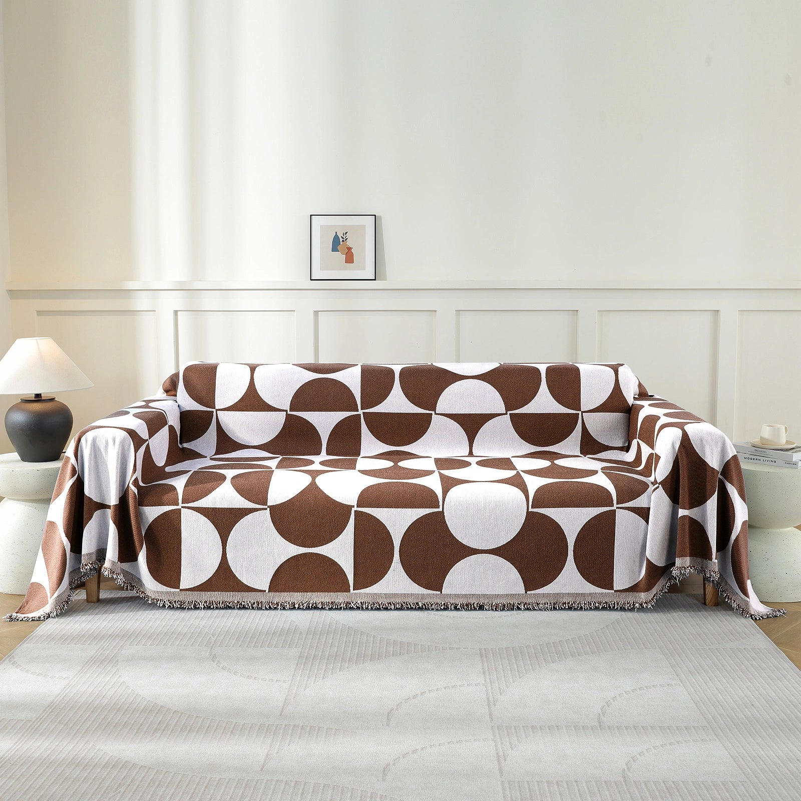 YSTYLE Universal 4 Seater Sofa Cover Throw 180x380cm Washable-YSTYLE