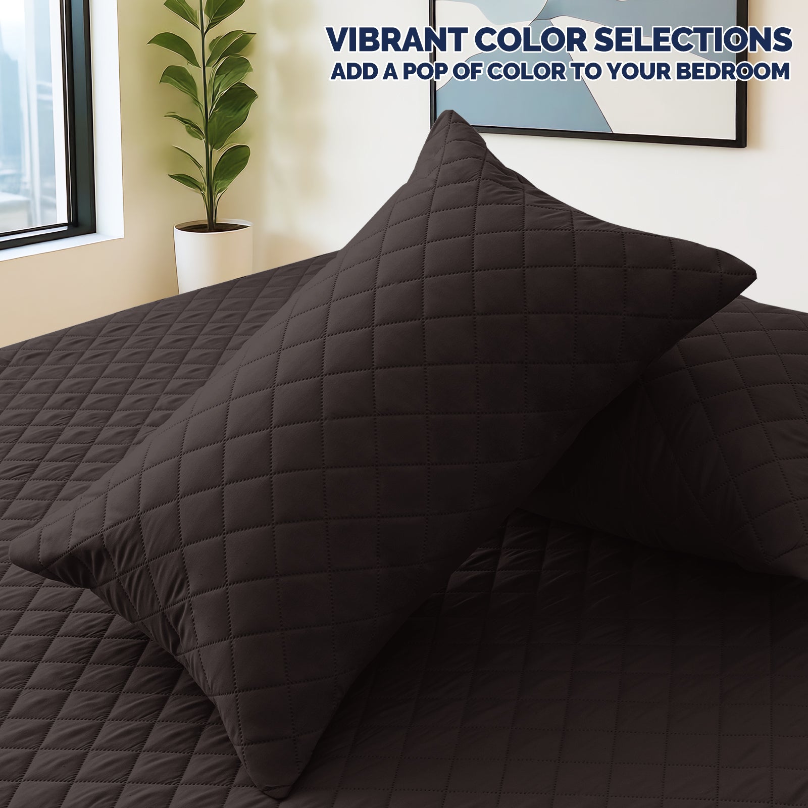 YSTYLE 2 Waterproof Pillowcases 50x80cm Breathable Anti Mite-YSTYLE