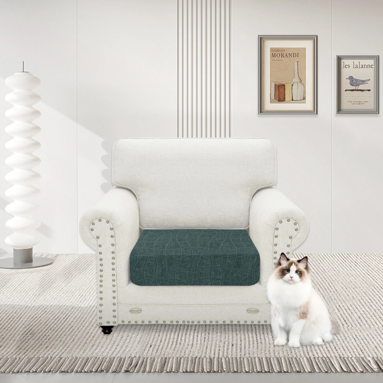 YSTYLE Waterproof Stretch Sofa Seat Cover 1 Seater Geometric-YSTYLE