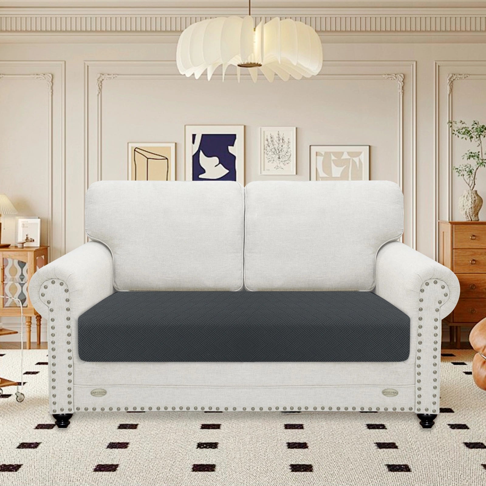 YSTYLE Stretch Sofa Seat Cover 2 Seater Anti Slip-YSTYLE