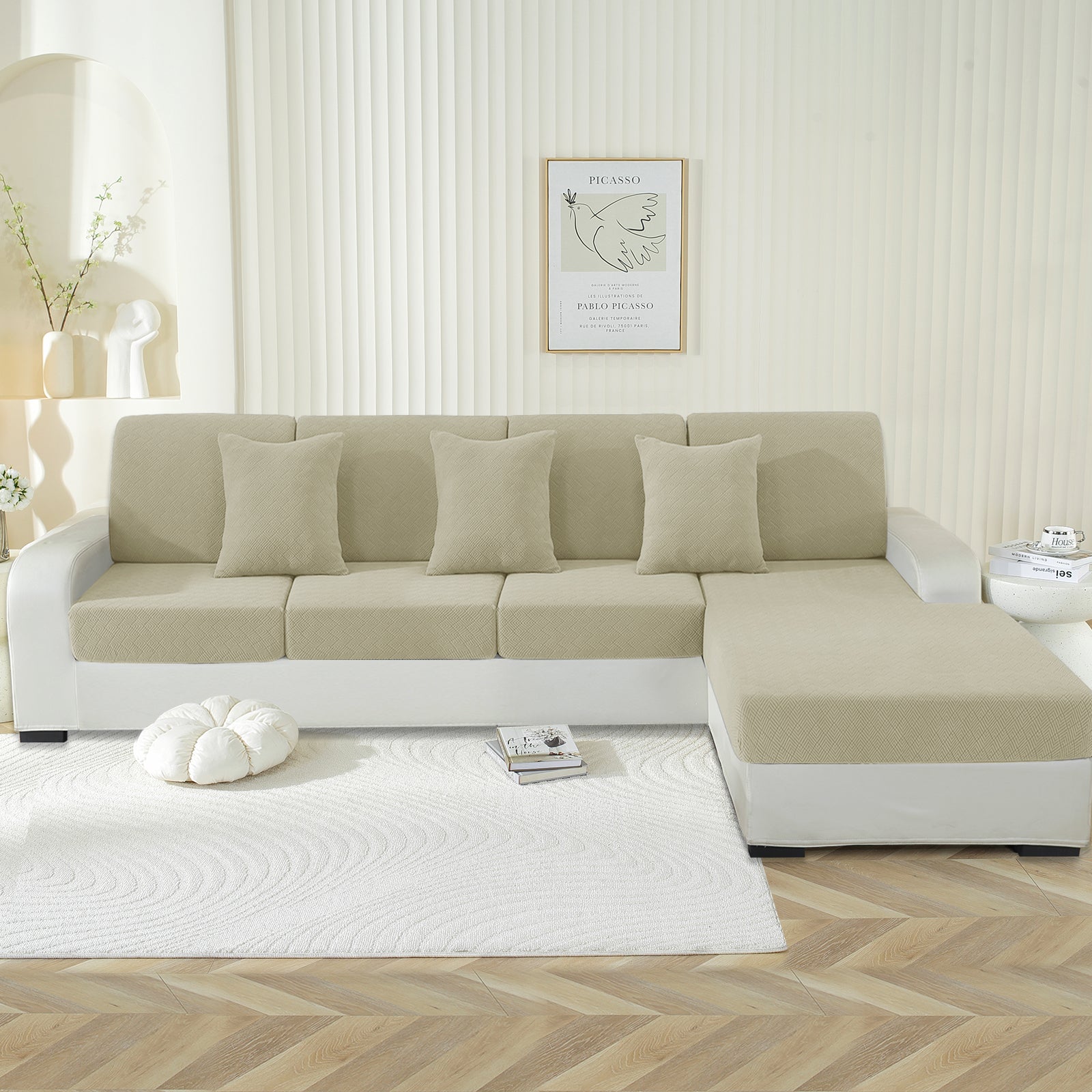 YSTYLE Coprisedile per divano stretch con funzione antiscivolo