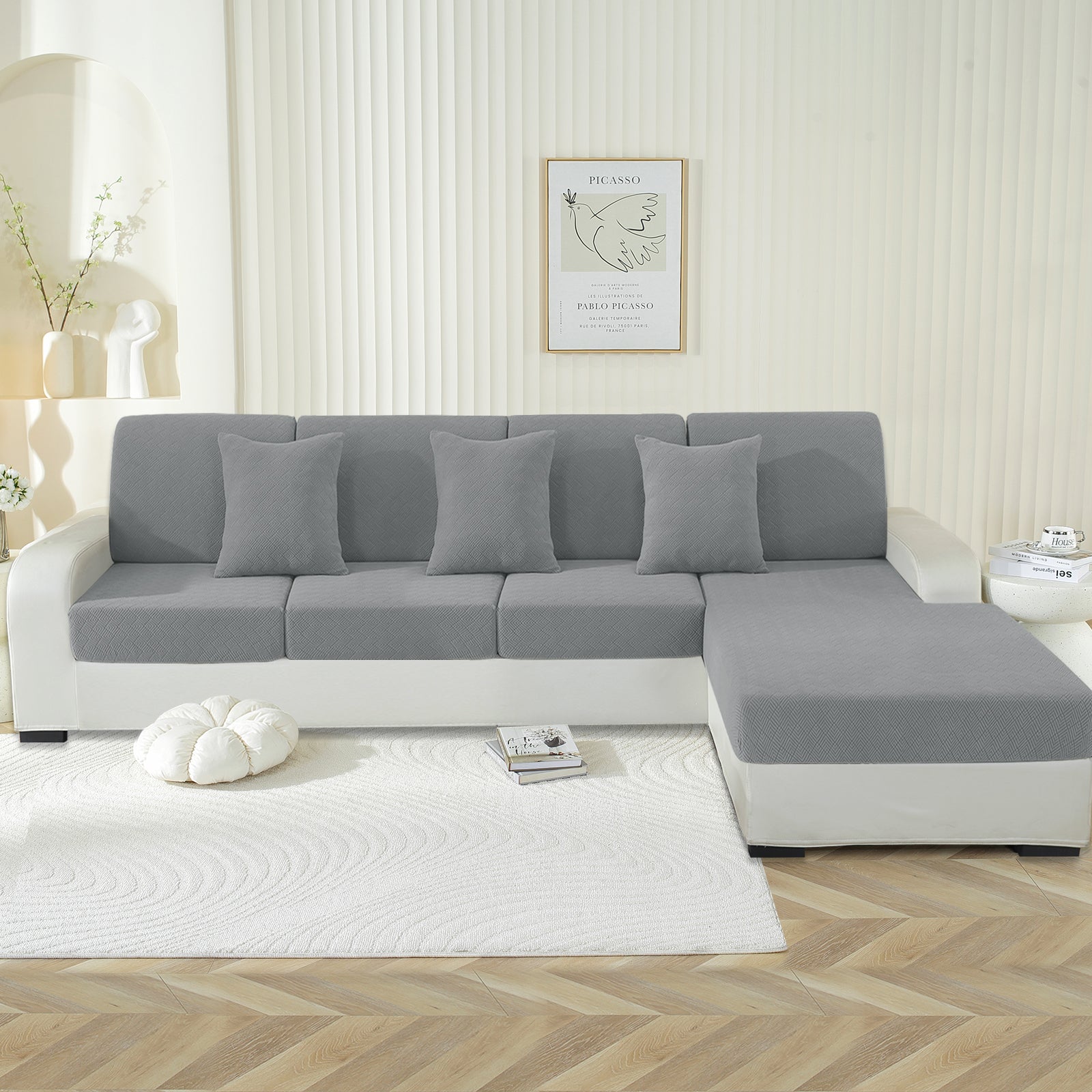 YSTYLE Coprisedile per divano stretch con funzione antiscivolo