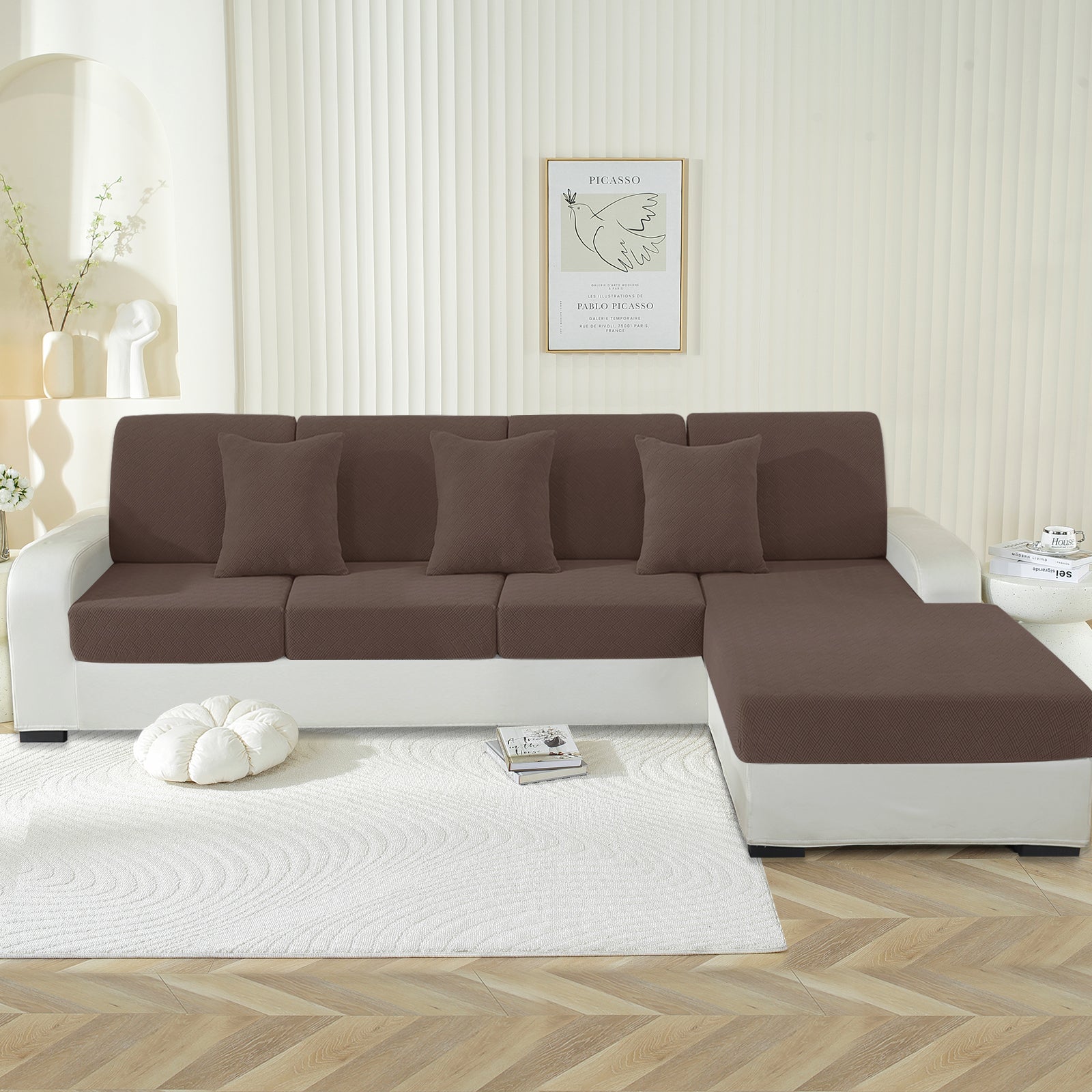 YSTYLE Coprisedile per divano stretch con funzione antiscivolo