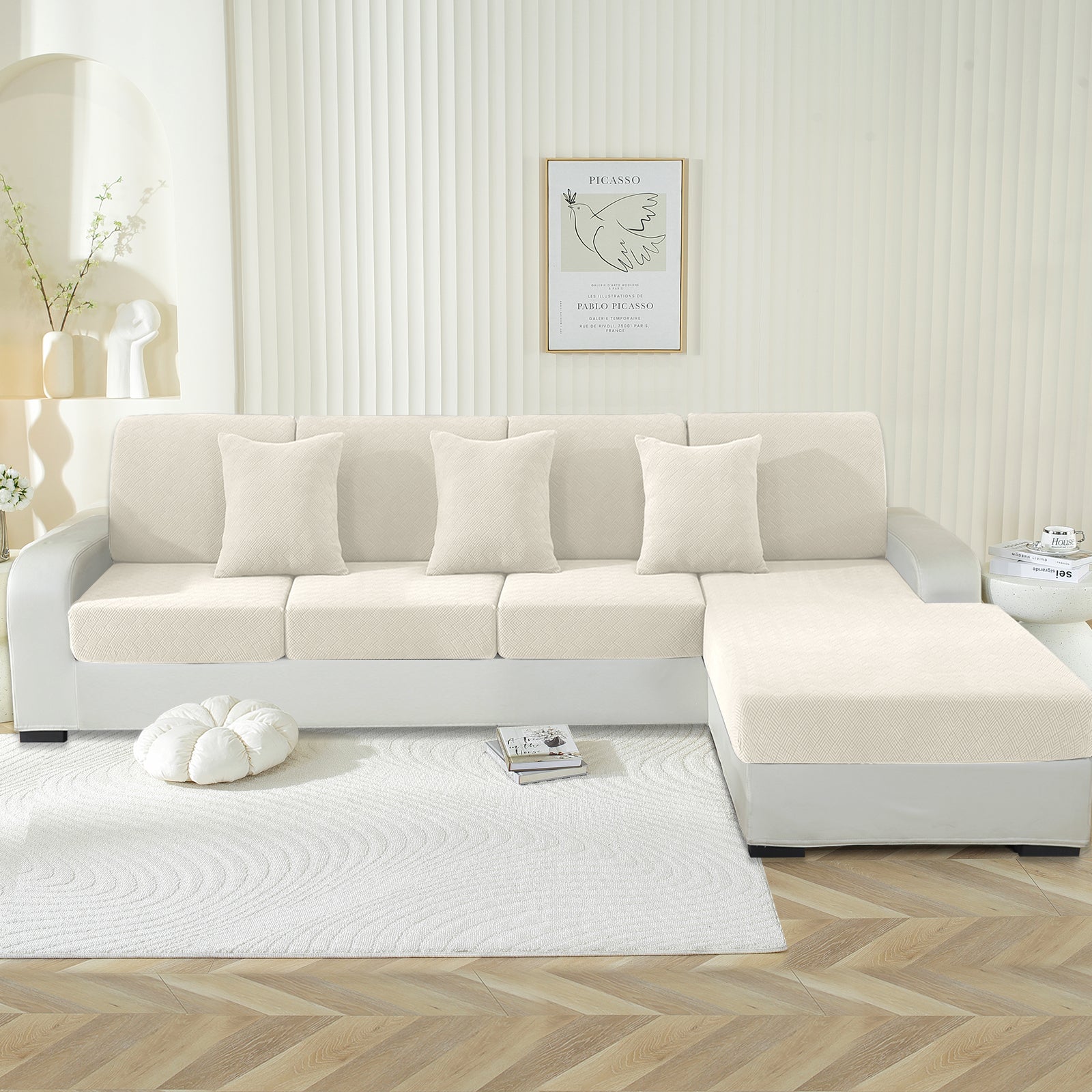 YSTYLE Coprisedile per divano stretch con funzione antiscivolo