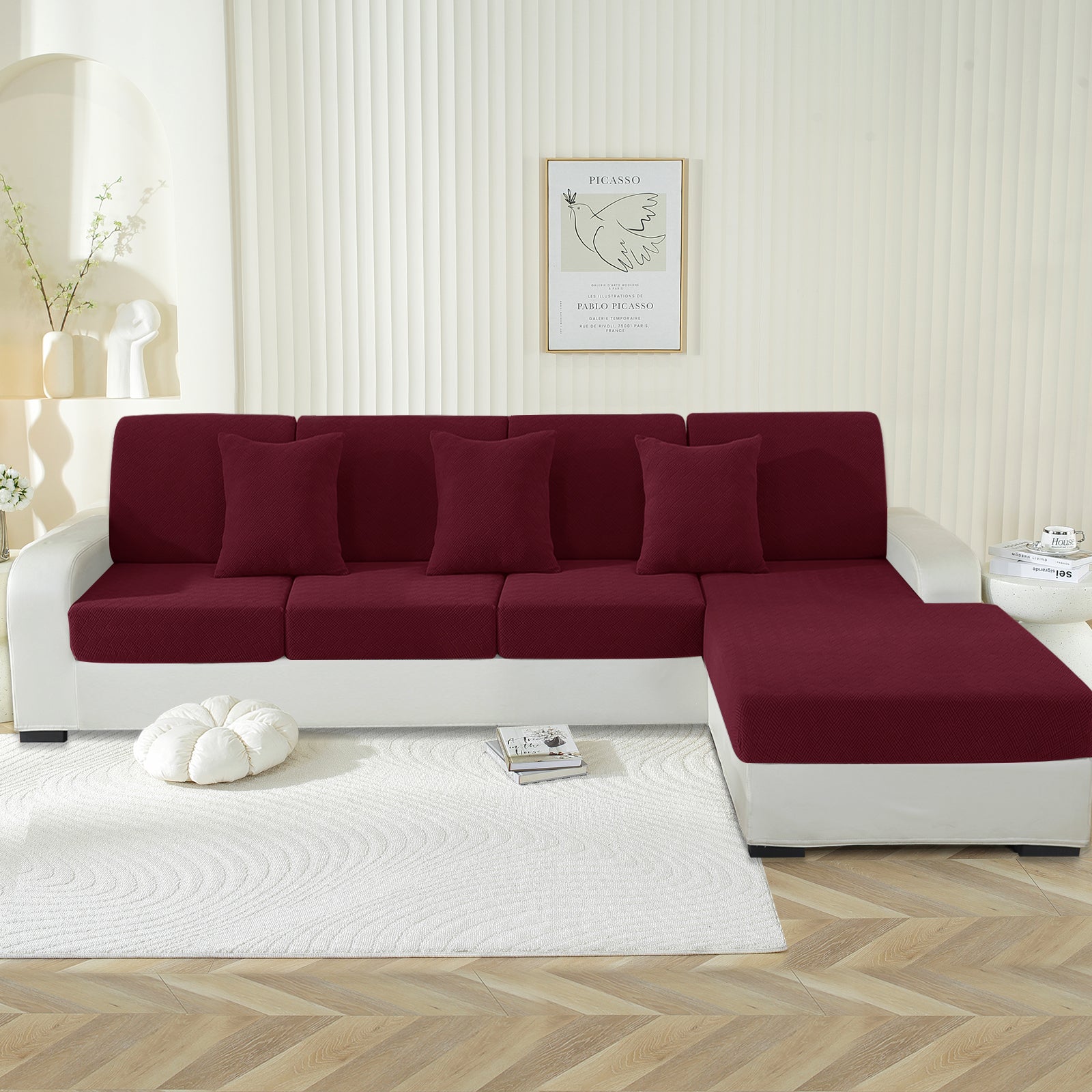 YSTYLE Coprisedile per divano stretch con funzione antiscivolo