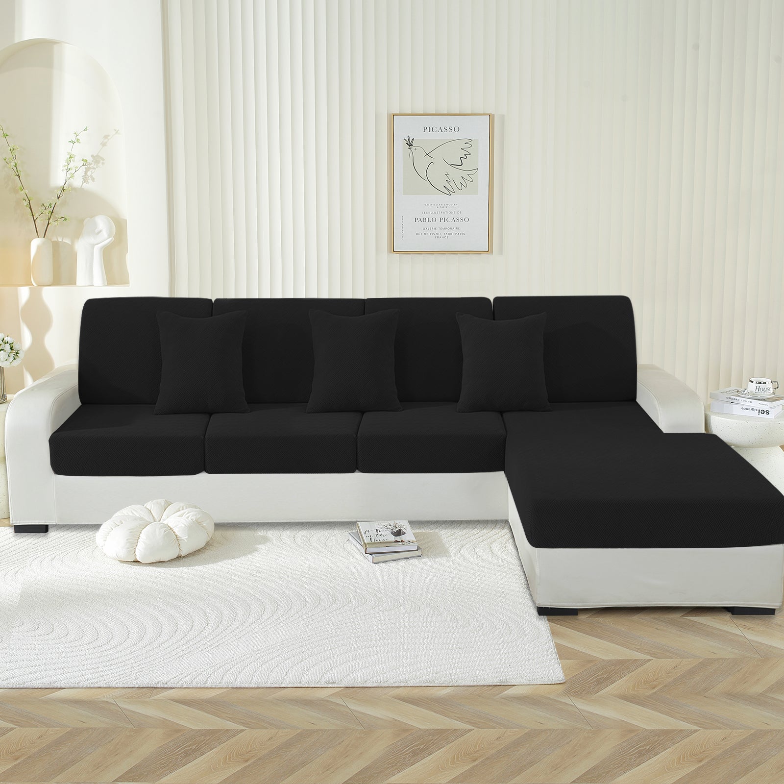 YSTYLE Coprisedile per divano stretch con funzione antiscivolo