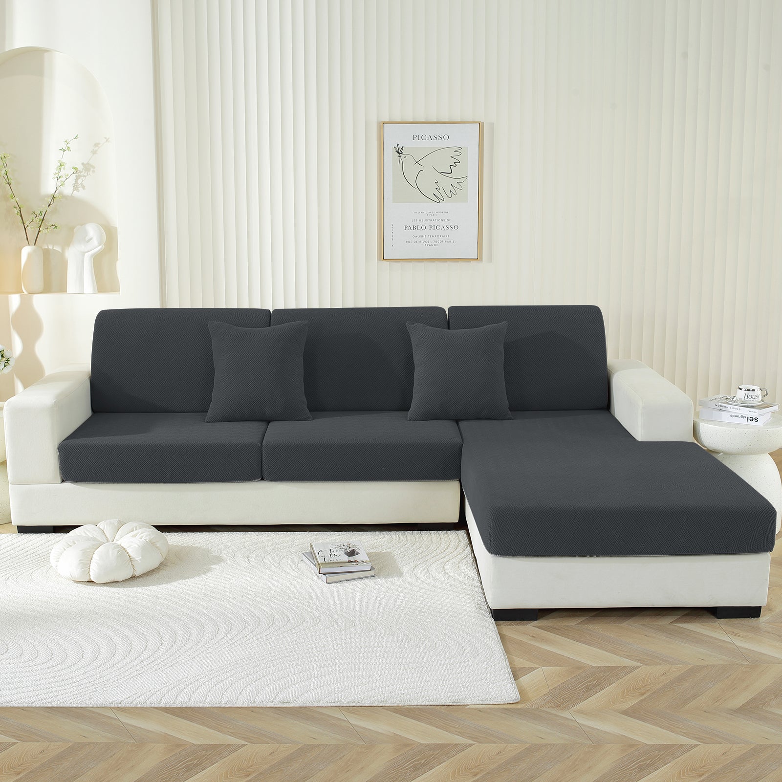 YSTYLE Coprisedile per divano stretch con funzione antiscivolo