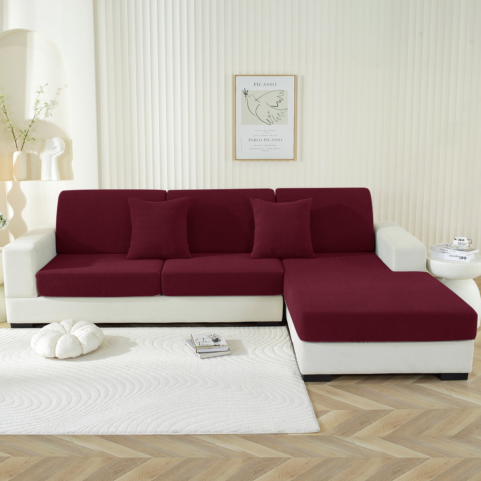 YSTYLE Coprisedile per divano stretch con funzione antiscivolo