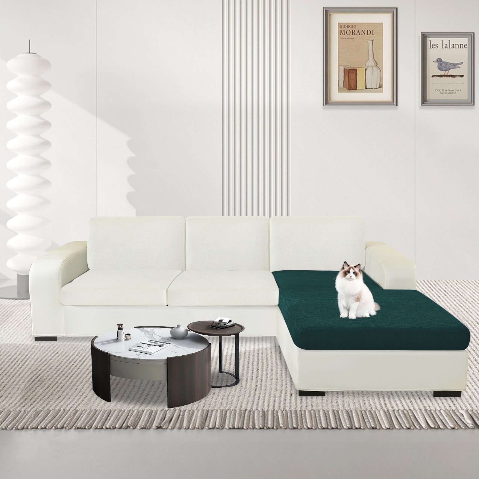 YSTYLE L-Shape Waterproof Stretch Sofa Seat Cover Geometric-YSTYLE