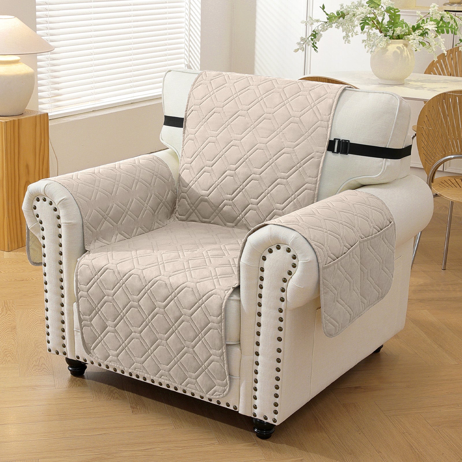 imperméable Armchair canapé couverture with accoudoirs antidérapant Pockets