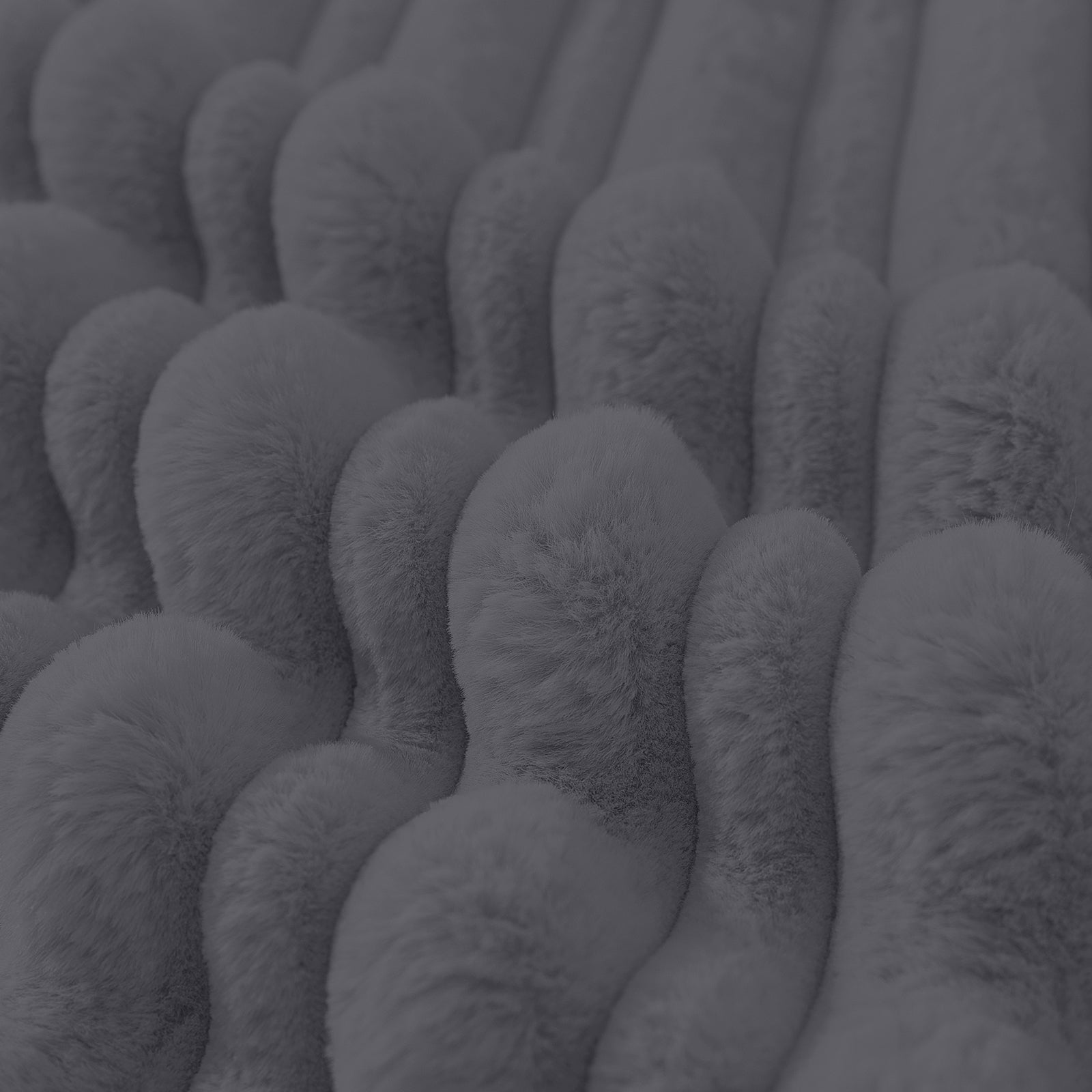 Ystyle Set of 2 Velvet Cushion Cover 50 x 50, Super Soft Striped Cushion Covers, Decoration Cushion Covers with Heart-Shaped Zipper, for Sofa Chair Bed Living Room