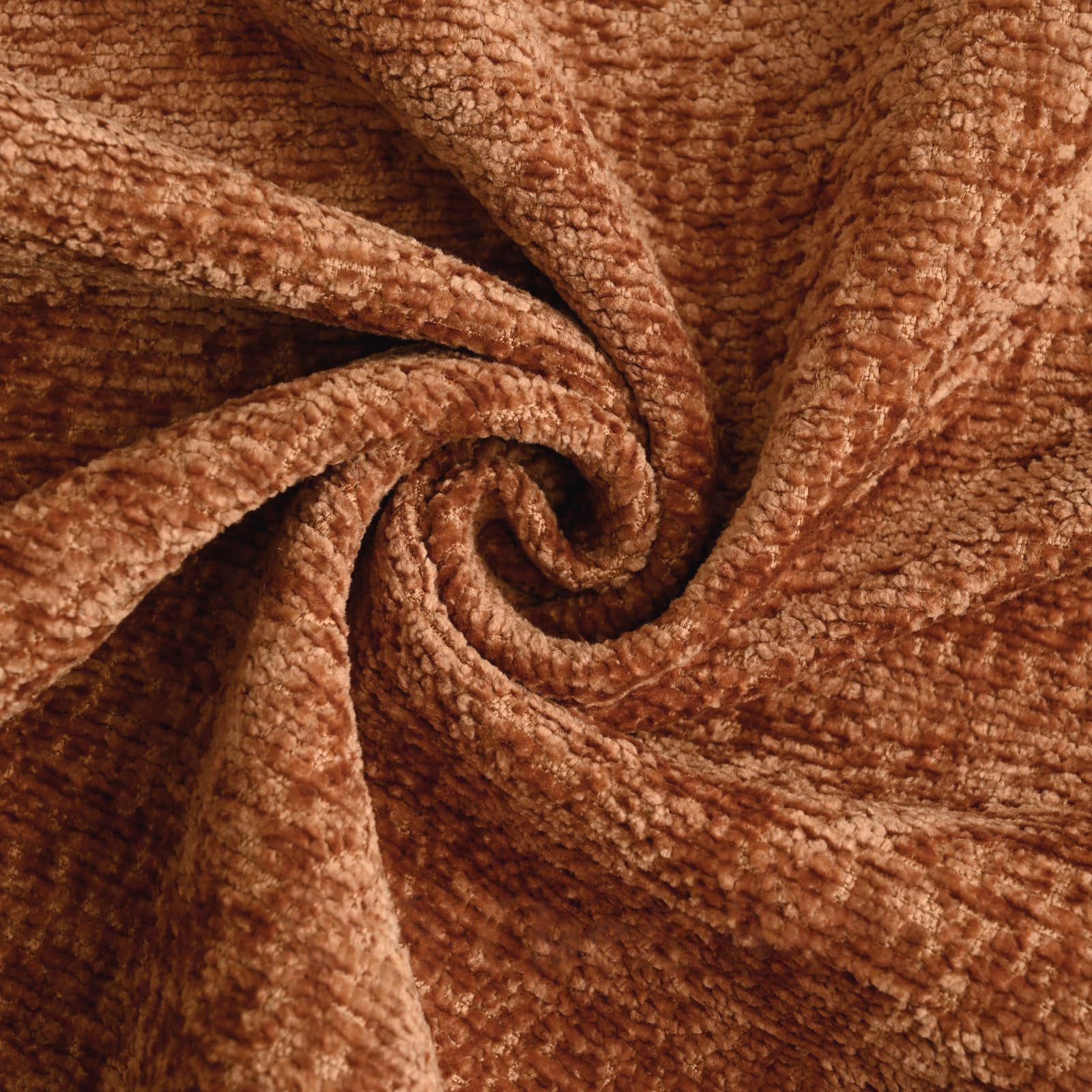 Ystyle Chenille Sofa Cushion Covers 60 x 60 cm, 2 Pieces, Soft Durable Heart-Shaped Cushion Cover, Decorative Elegant Pillow Case for Living Room