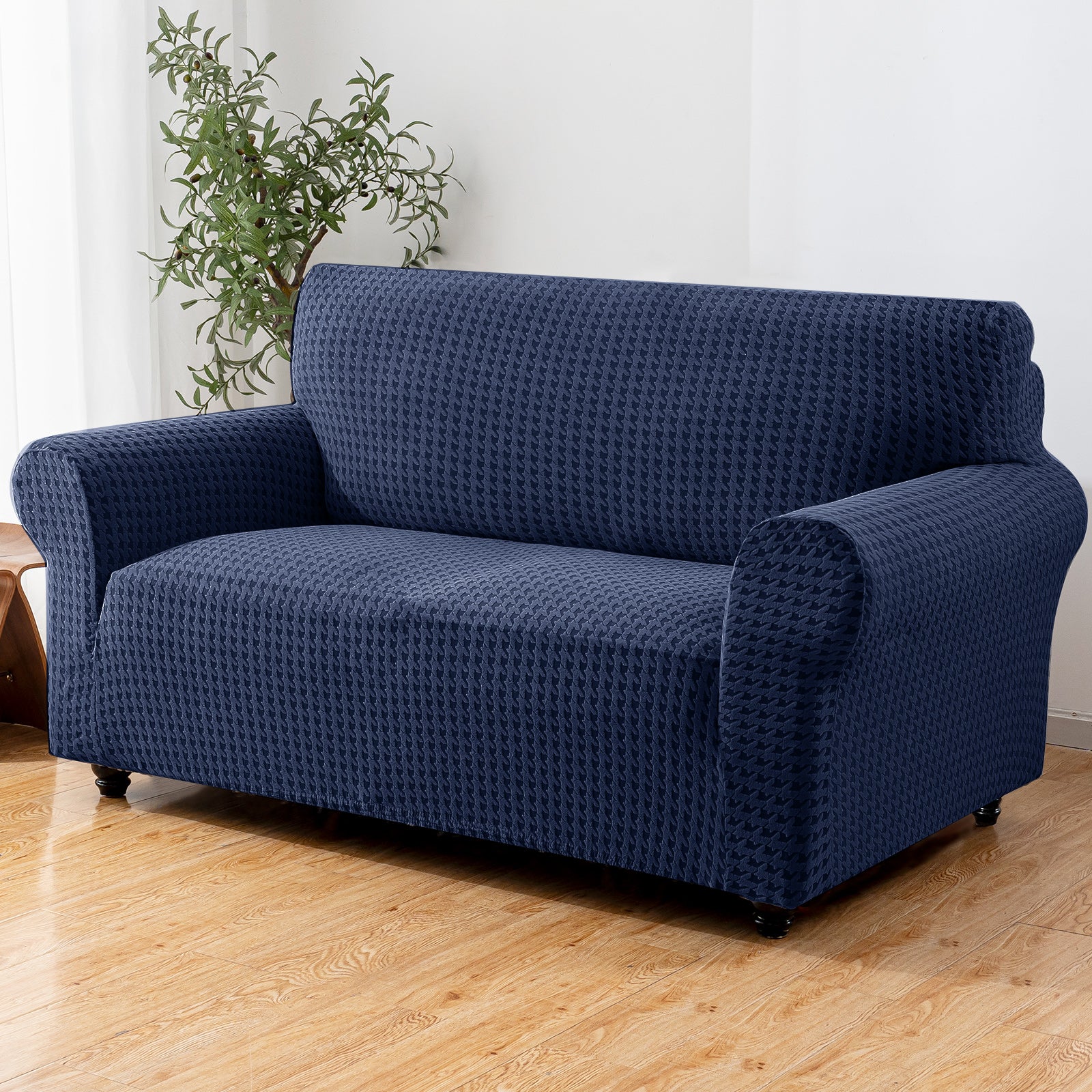 Ystyle 2-Seat Sofa Cover with Armrests, Elastic Universal Seat Cover, Anti-Scratch Universal Sofa Cover, Anti-Slip Washable Sofa Protector, Stain-Resistant