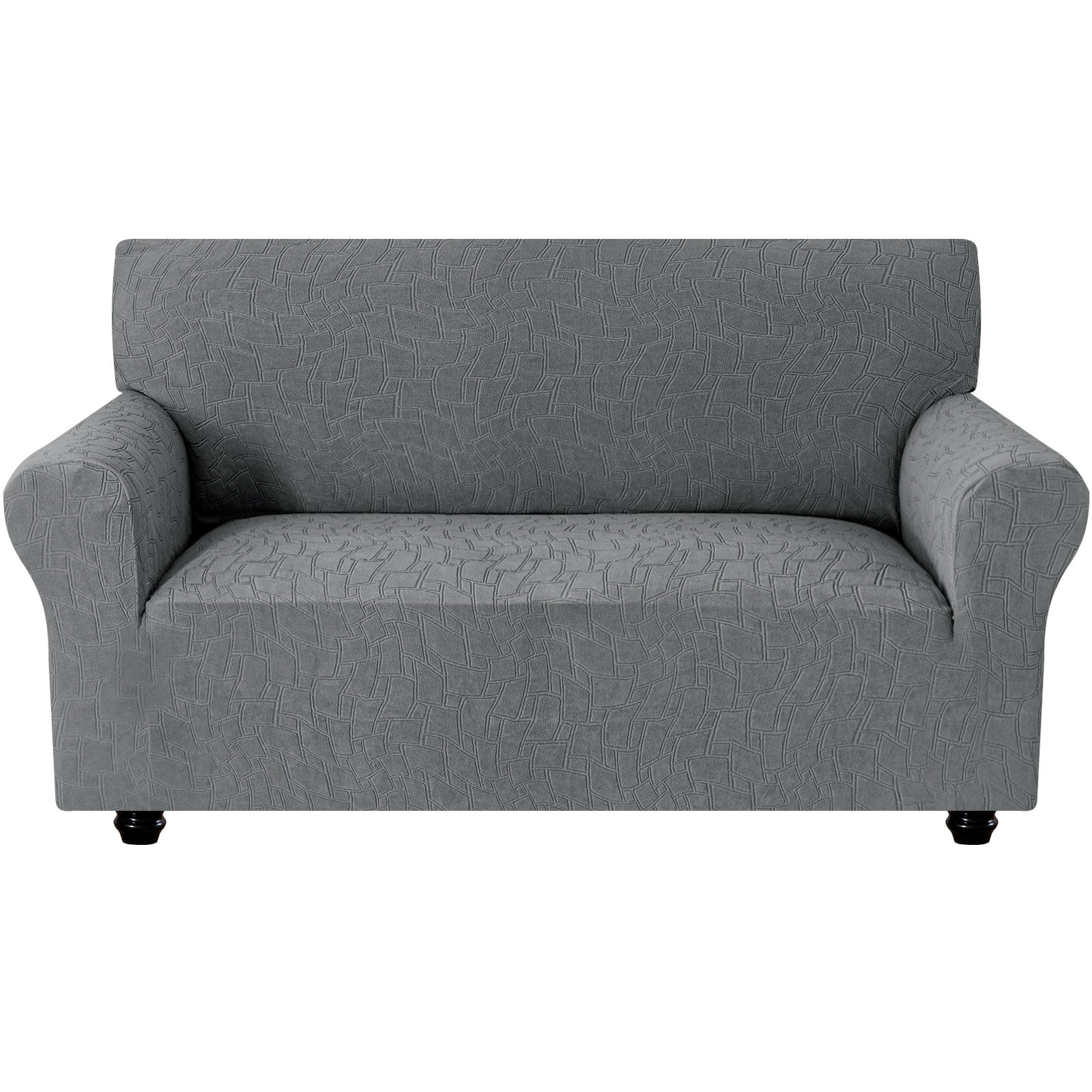 Ystyle 2 Seater Sofa Cover with Armrests, Universal Elastic Sofa Cover, Anti-Scratch for Cat Dogs, Stretch Sofa Cover, Anti-Stain, Non-Slip Sofa Cover