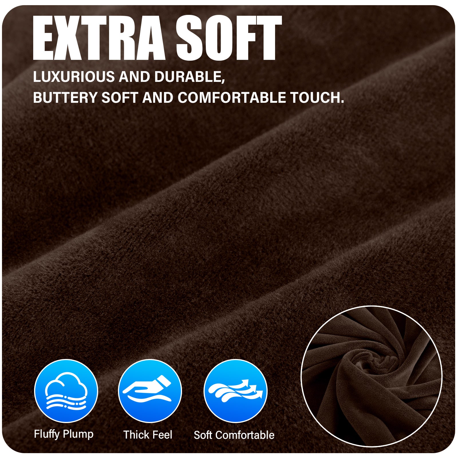 Ystyle 180cm Velvet Headboard Cover, Elastic Slipcover for Bed Headboard, Solid Color Washable Headboard Protector for Single/Double Beds