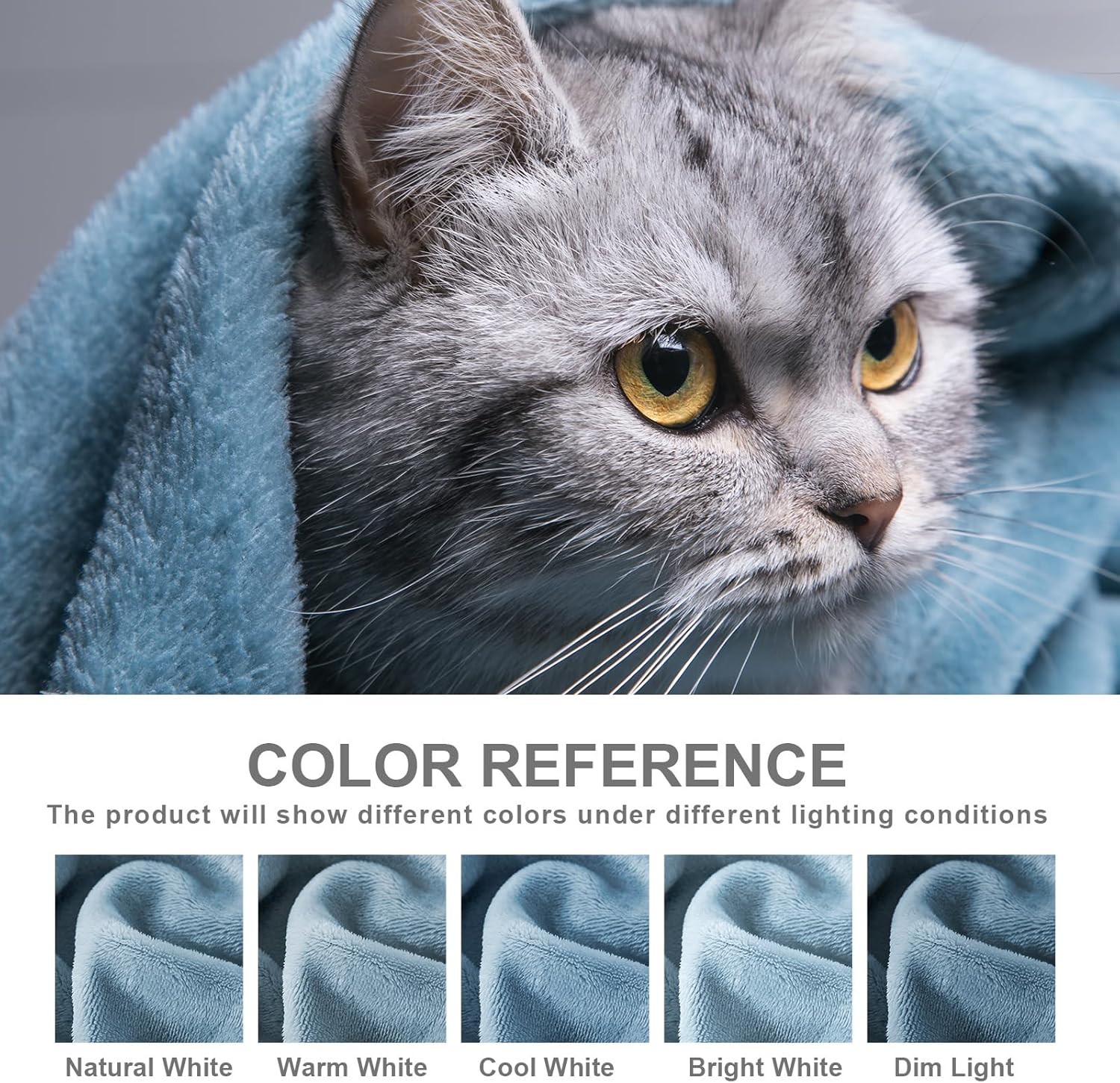 YSTYLE Soft Flannel Fleece Twin Blanket Plush Throw 160 x 200 CM