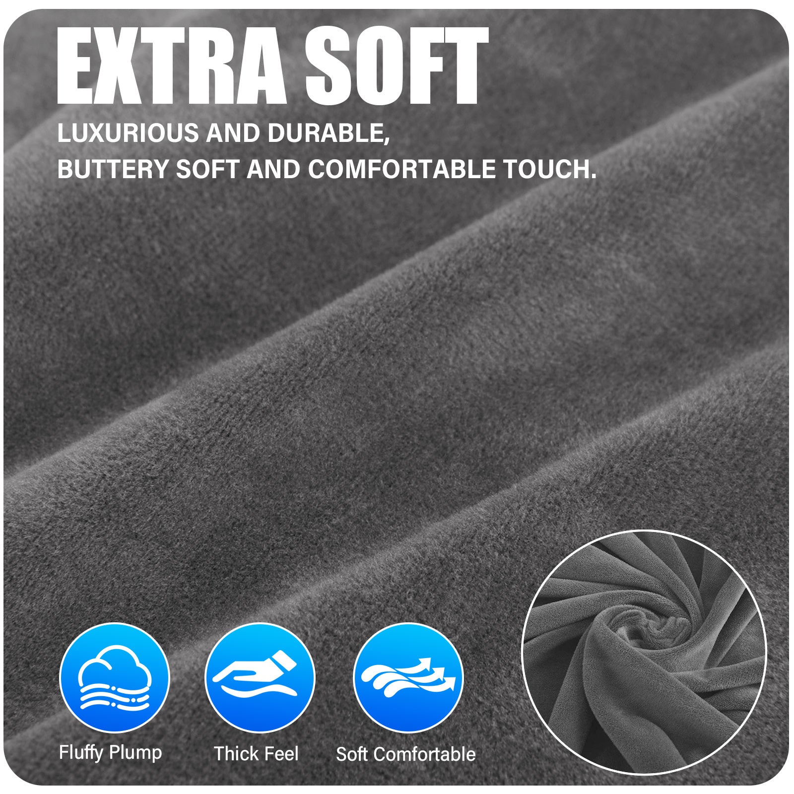 Ystyle 180cm Velvet Headboard Cover, Elastic Slipcover for Bed Headboard, Solid Color Washable Headboard Protector for Single/Double Beds