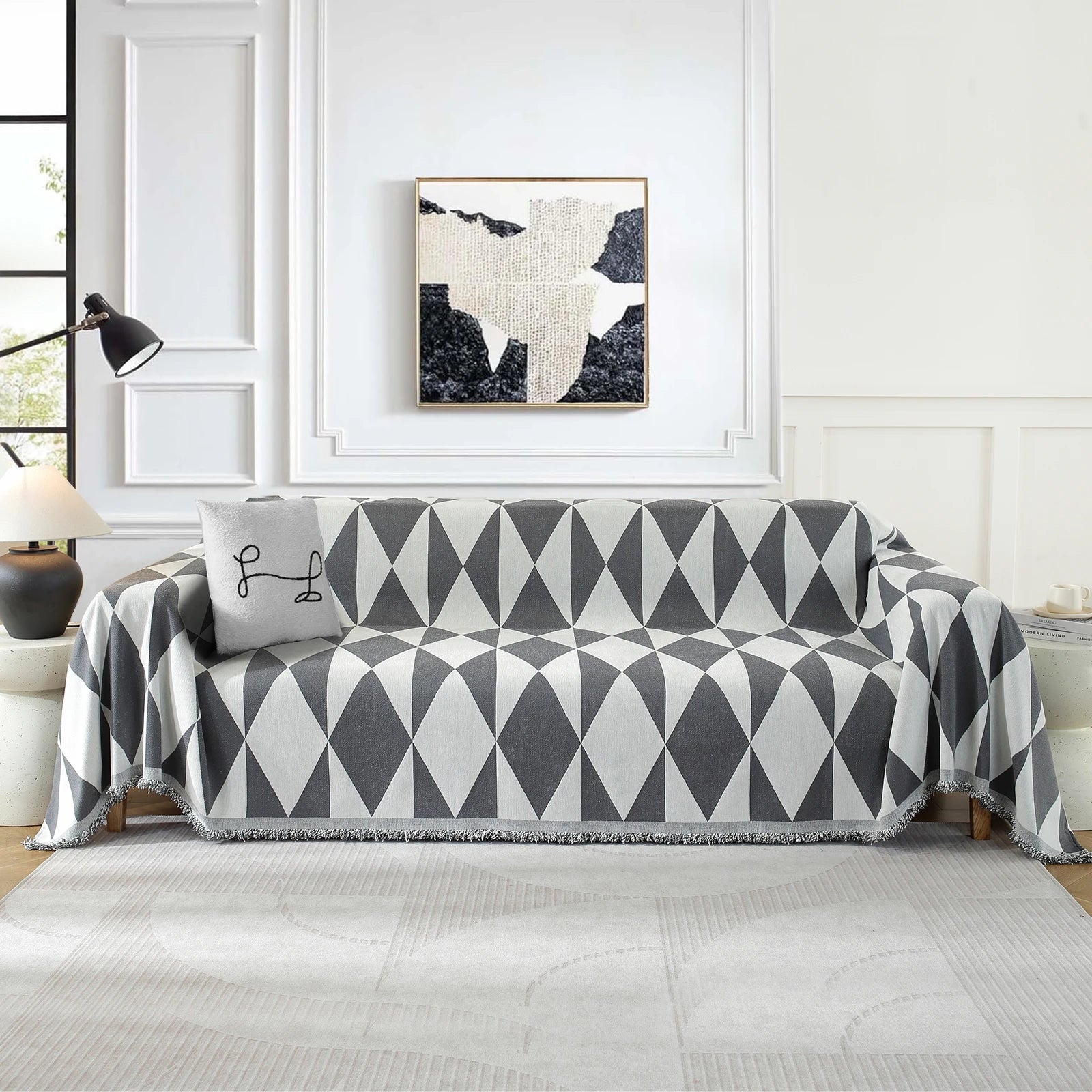 YSTYLE Universal 4 Seater Sofa Cover Throw 180x380cm Anti-Scratch-YSTYLE