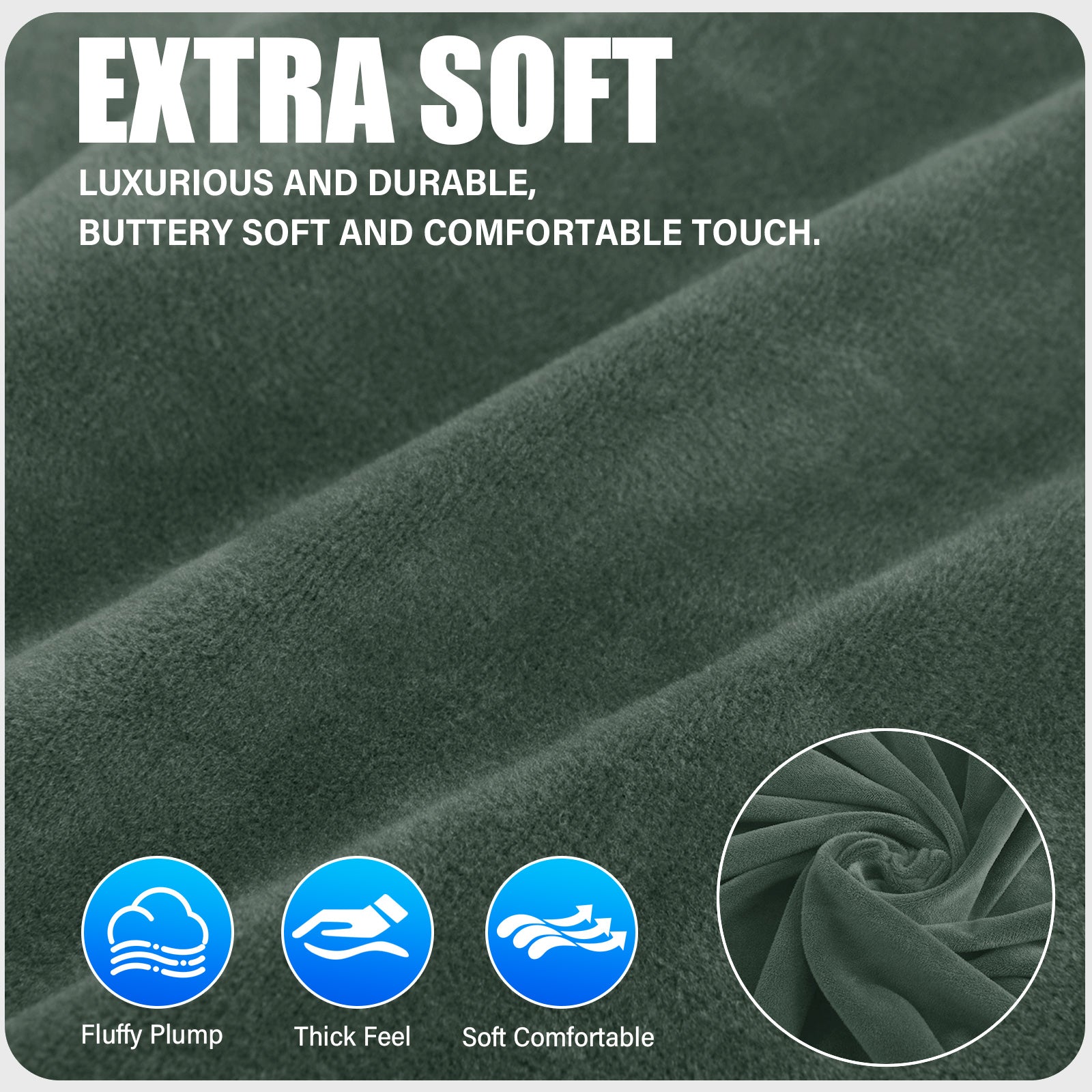 Ystyle 180cm Velvet Headboard Cover, Elastic Slipcover for Bed Headboard, Solid Color Washable Headboard Protector for Single/Double Beds