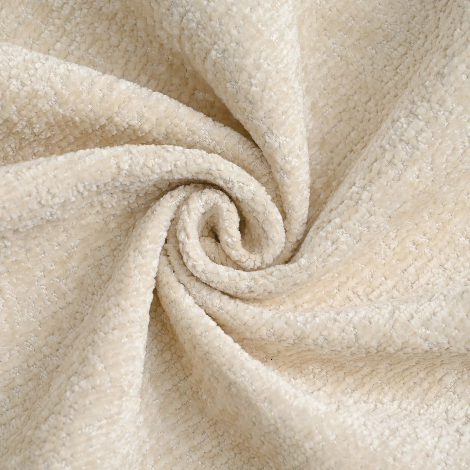 Ystyle Chenille Sofa Cushion Covers 60 x 60 cm, 2 Pieces, Soft Durable Heart-Shaped Cushion Cover, Decorative Elegant Pillow Case for Living Room